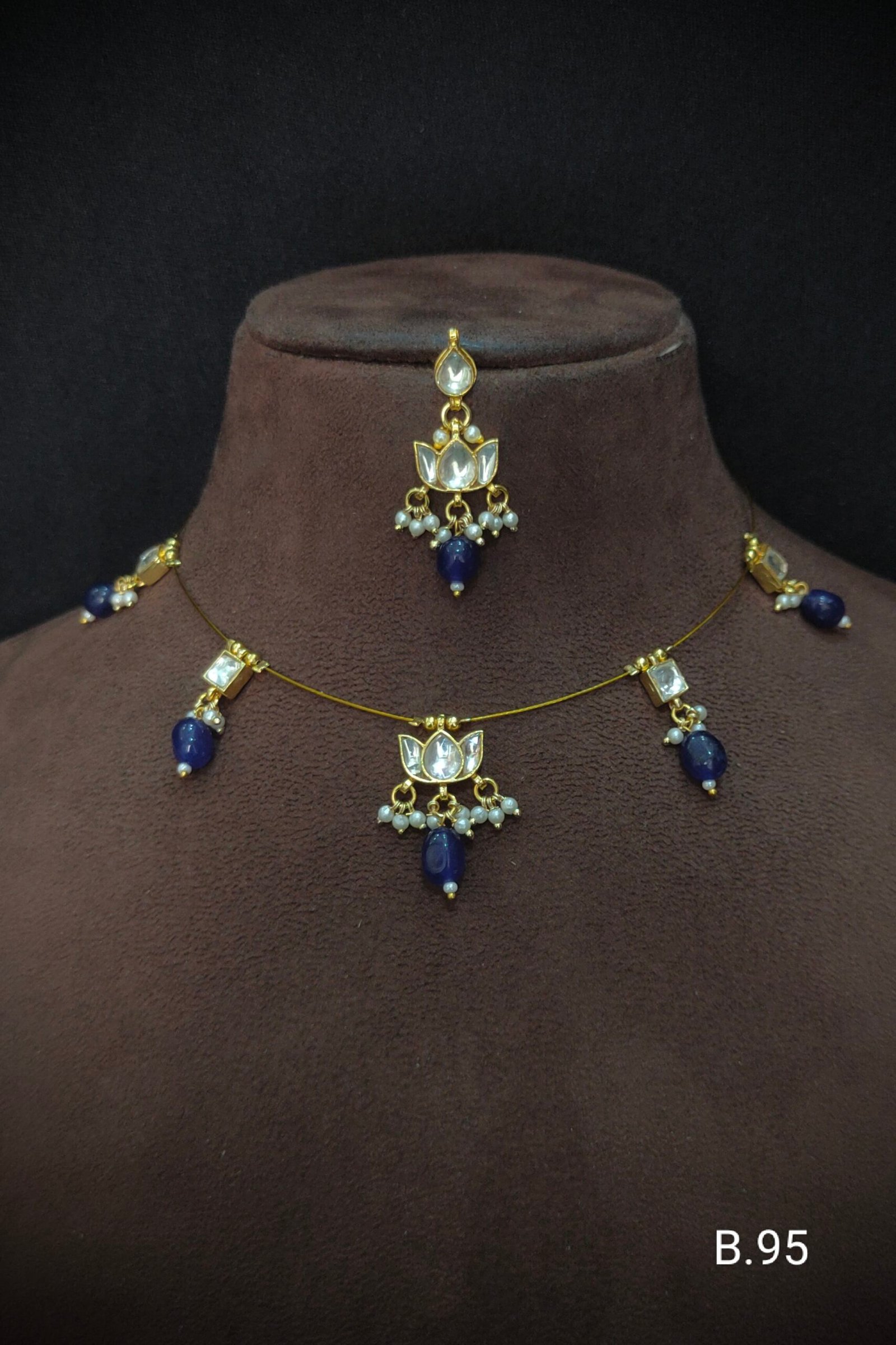 Pachi Kundan/ Jadau Choker Set (Invisible)