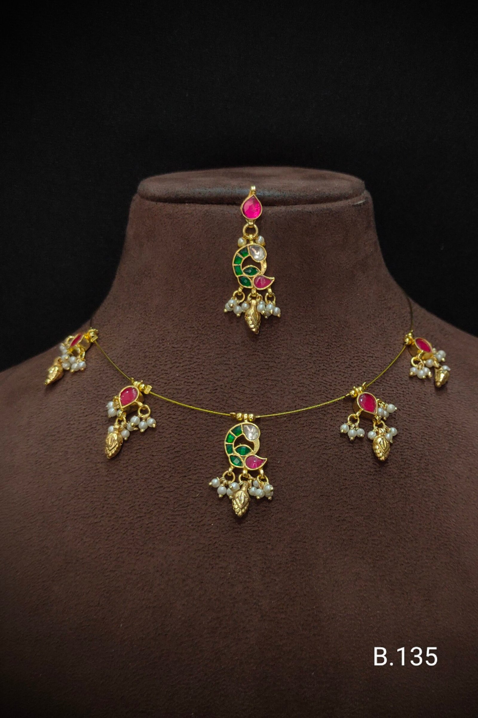 Pachi Kundan/ Jadau Choker Set (Invisible)