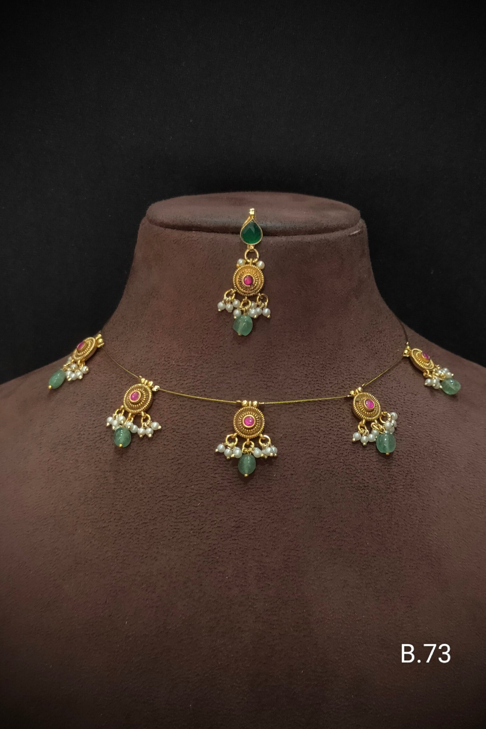 Pachi Kundan/ Jadau Choker Set (Invisible)