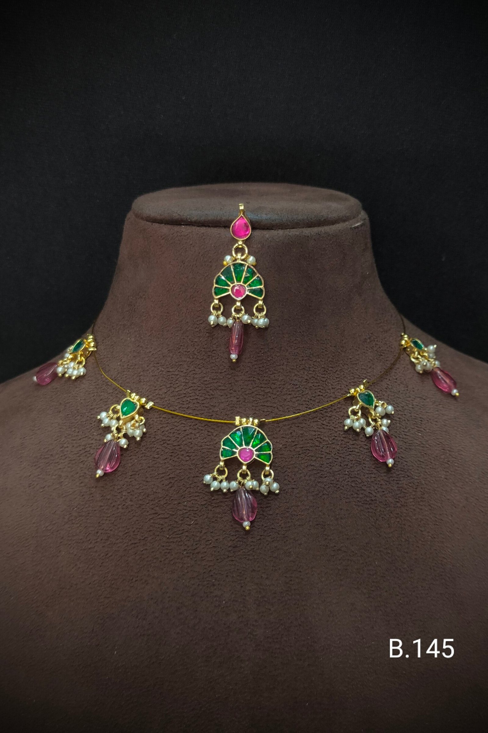 Pachi Kundan/ Jadau Choker Set (Invisible)