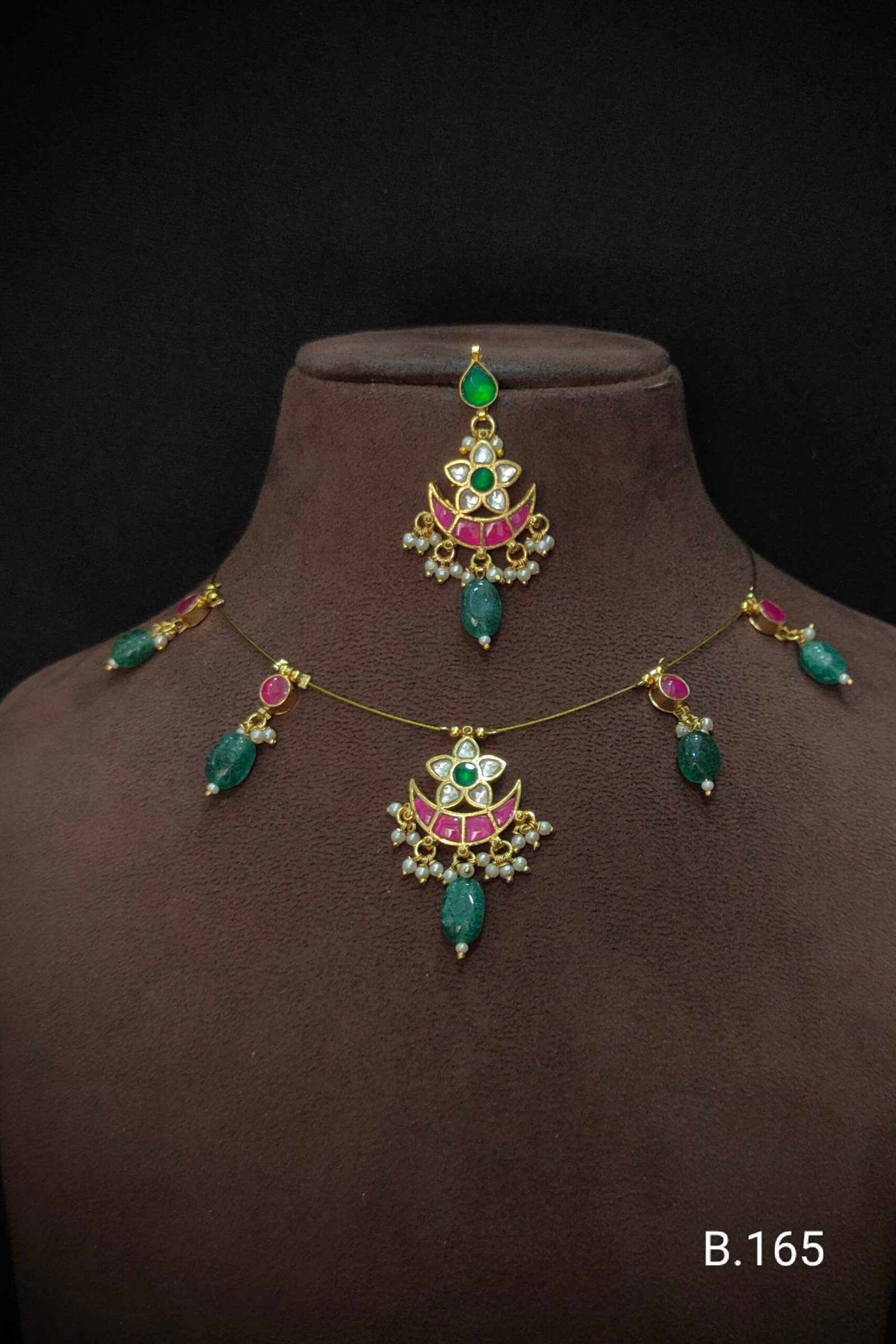 Pachi Kundan/ Jadau Choker Set (Invisible)