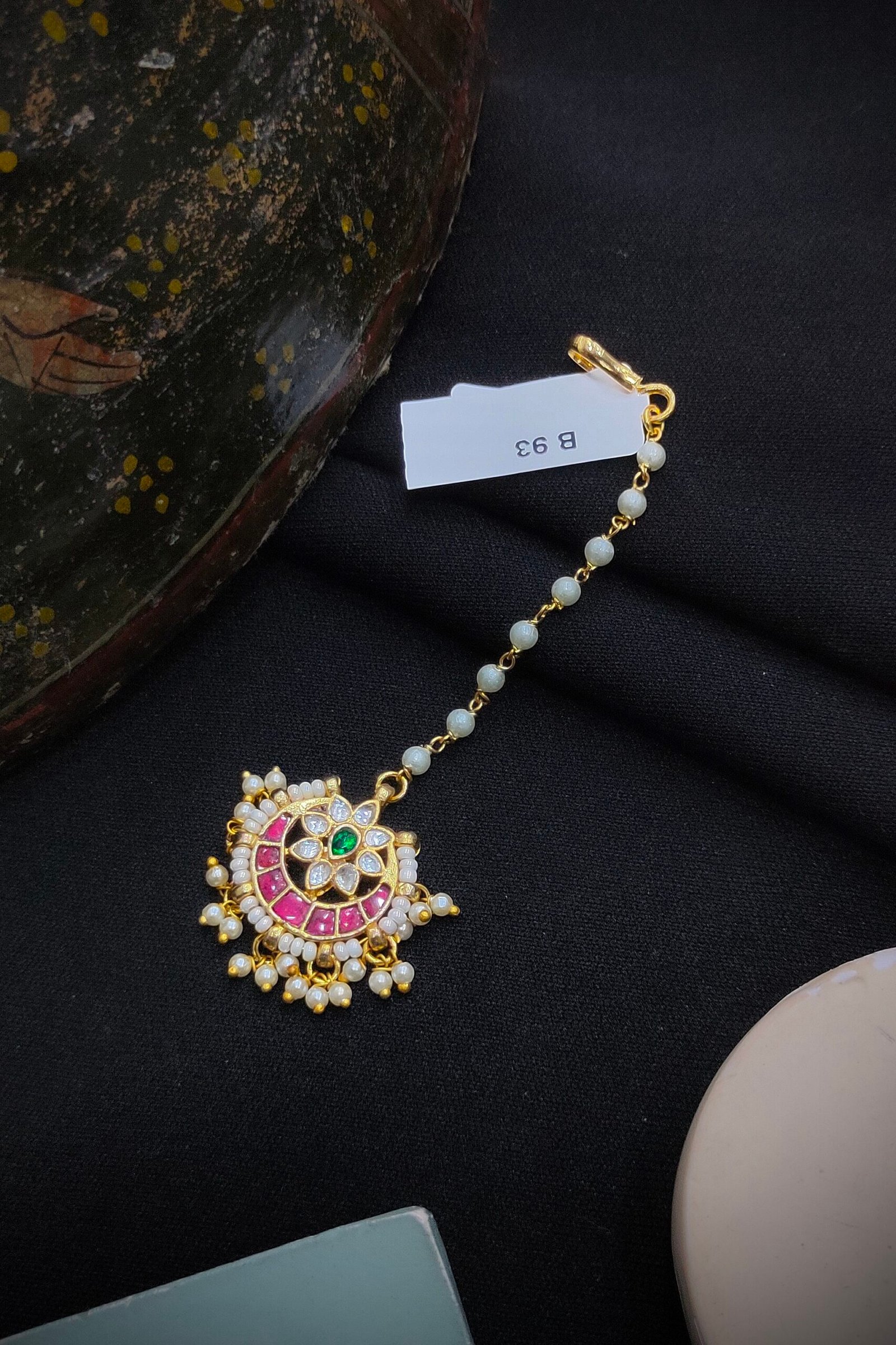 Pachi Kundan [Jadau Kundan] Mangtika / Tika