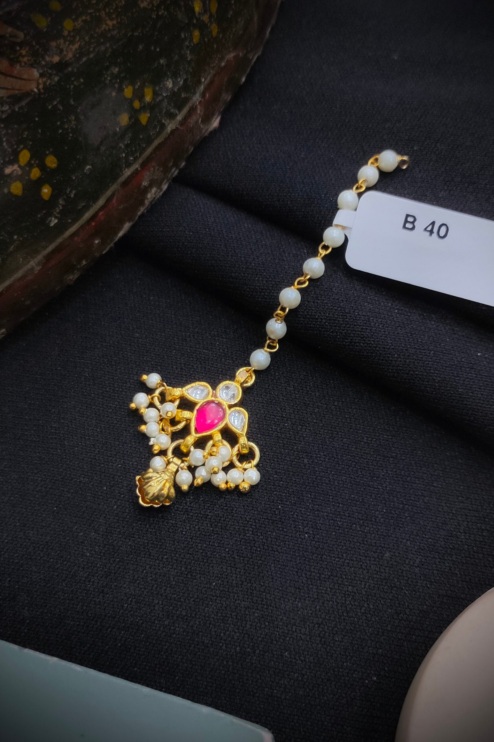 Pachi Kundan [Jadau Kundan] Mangtika / Tika