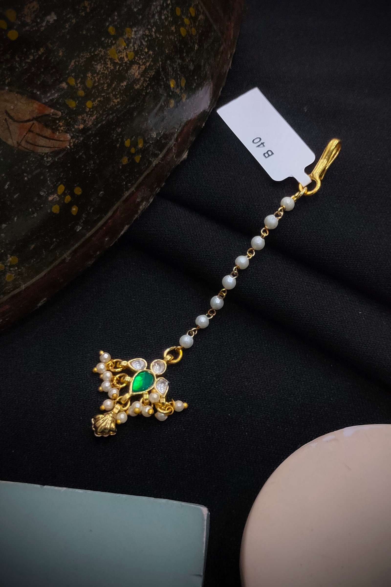 Pachi Kundan [Jadau Kundan] Mangtika / Tika