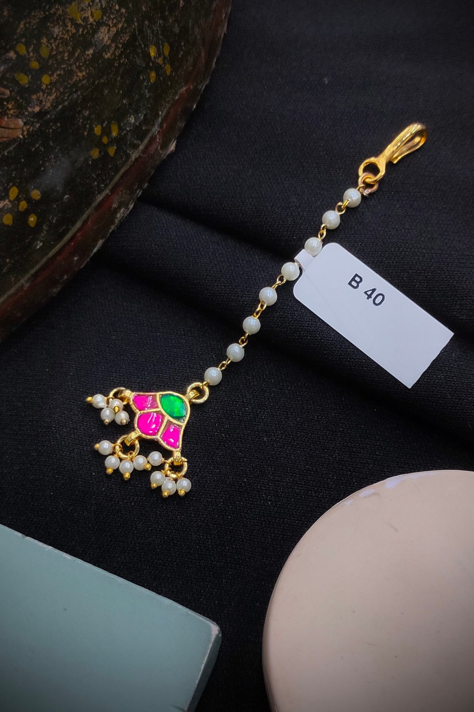 Pachi Kundan [Jadau Kundan] Mangtika / Tika