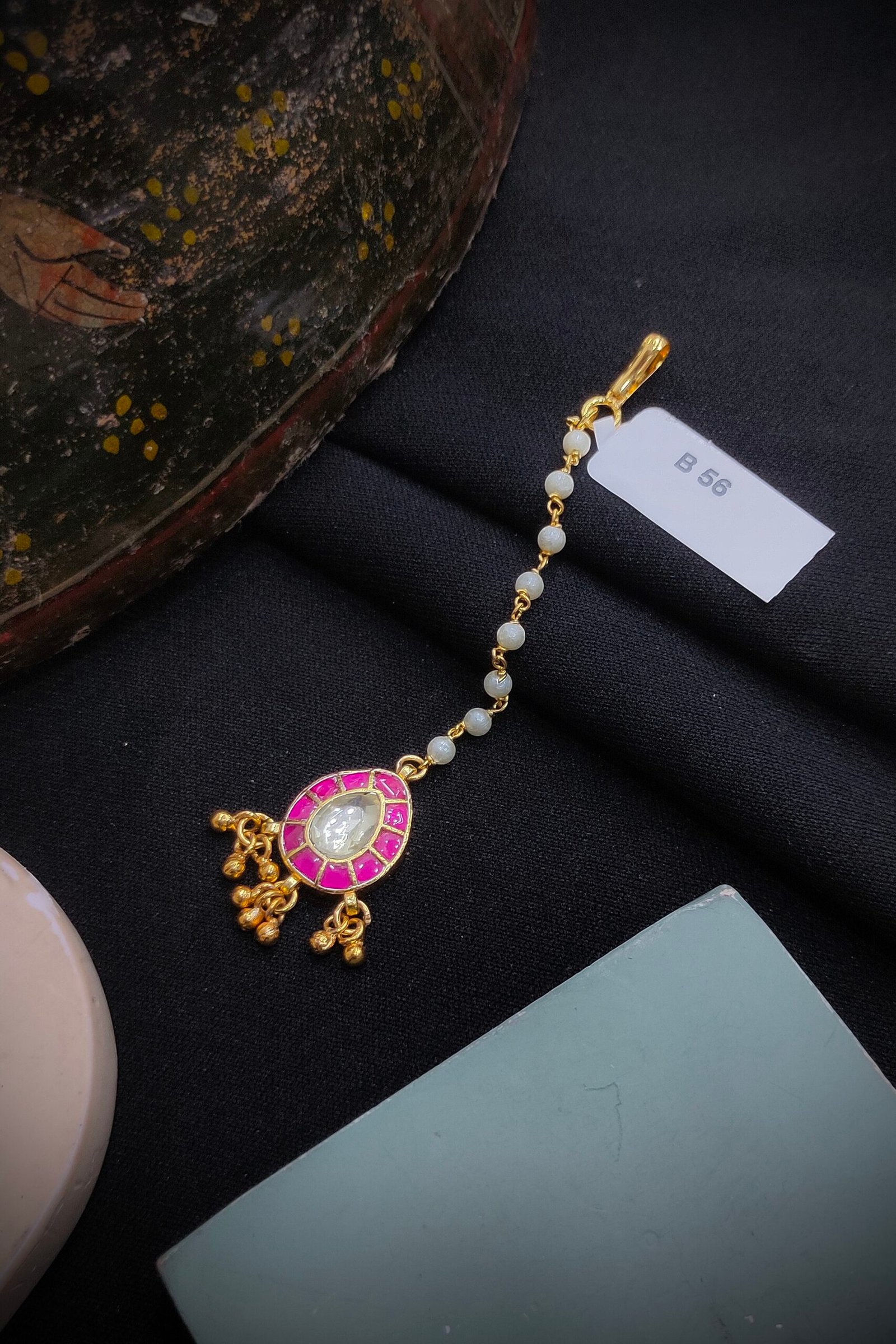 Pachi Kundan [Jadau Kundan] Mangtika / Tika