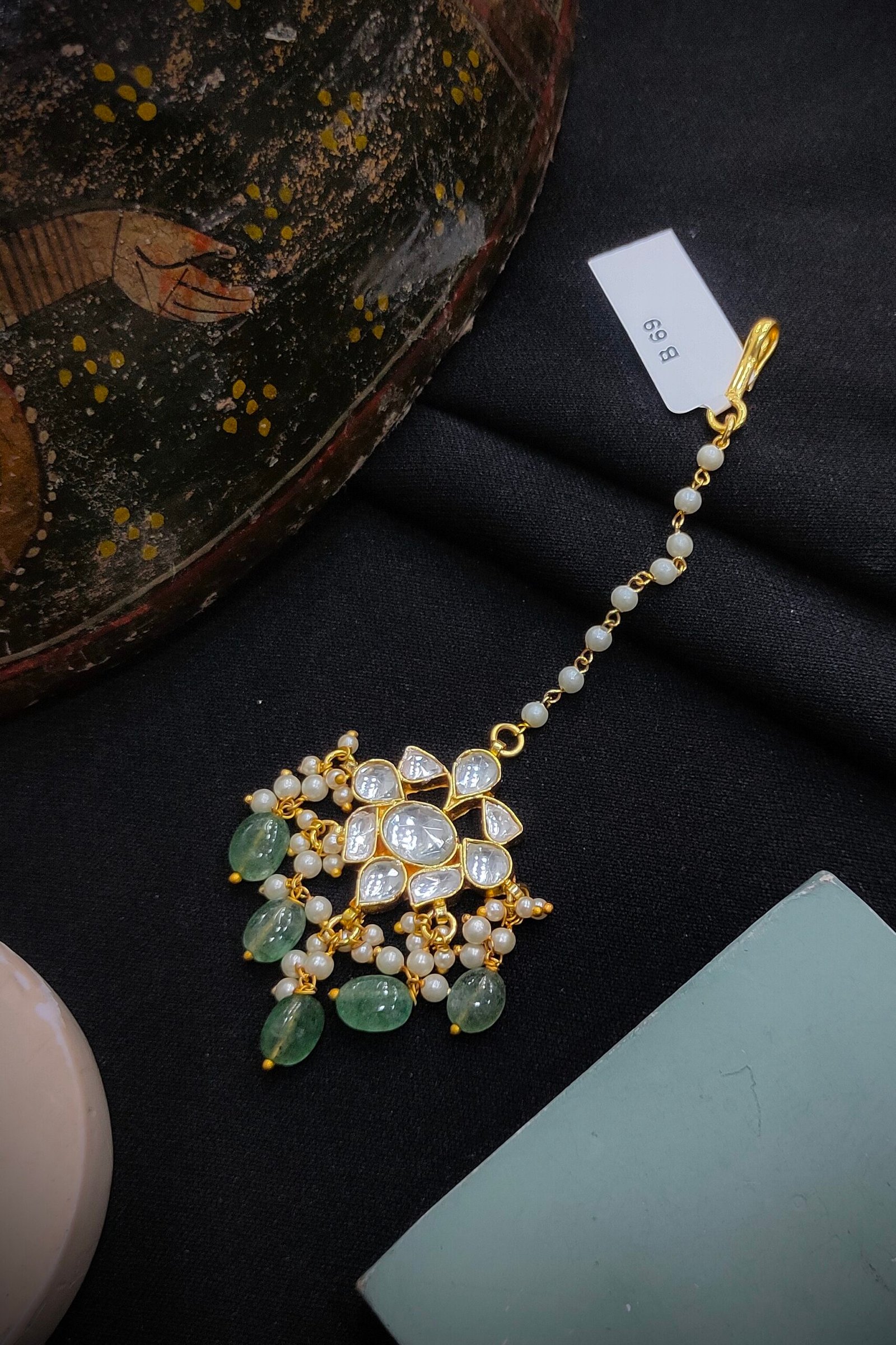 Pachi Kundan [Jadau Kundan] Mangtika / Tika