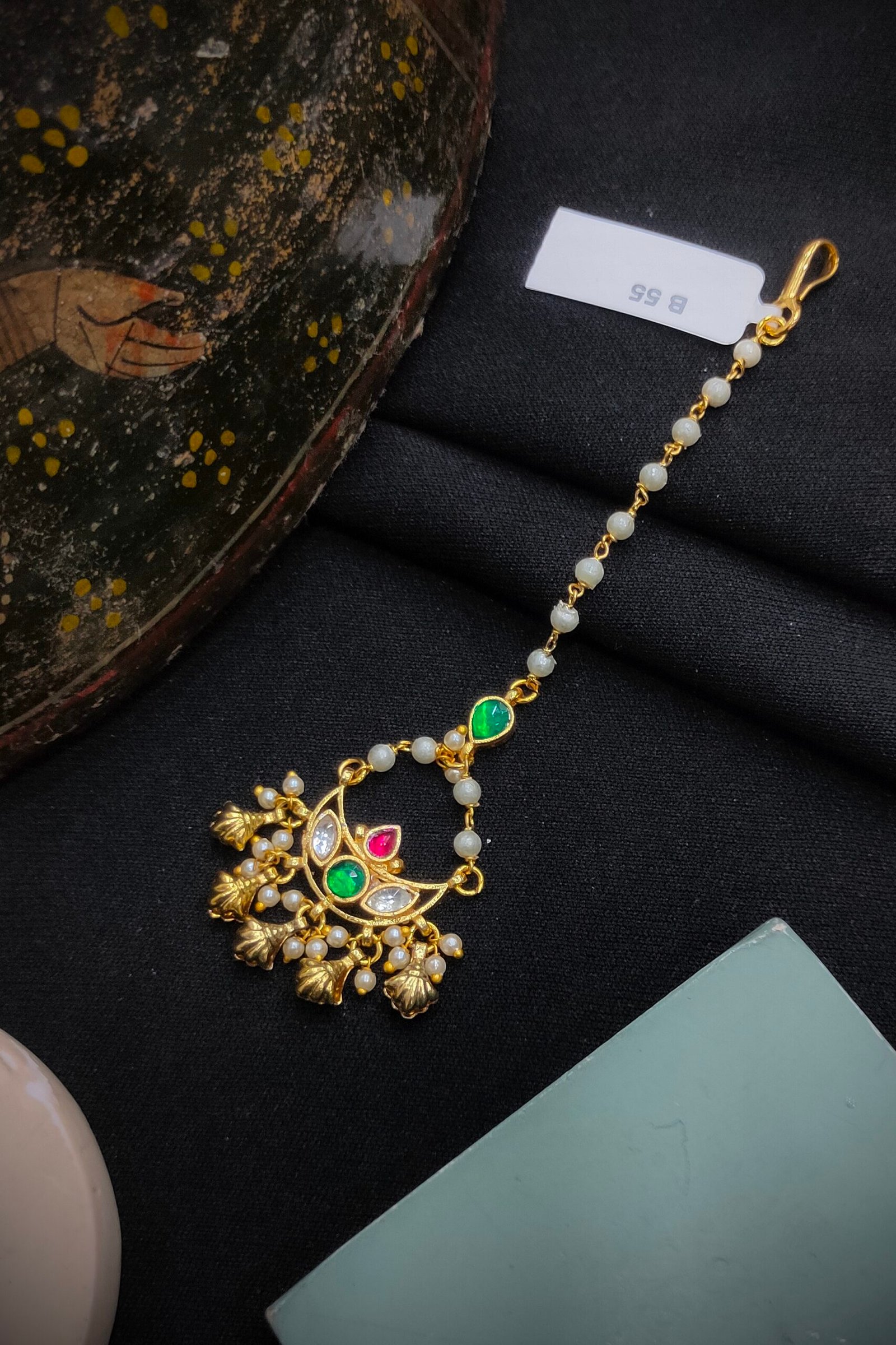 Pachi Kundan [Jadau Kundan] Mangtika / Tika