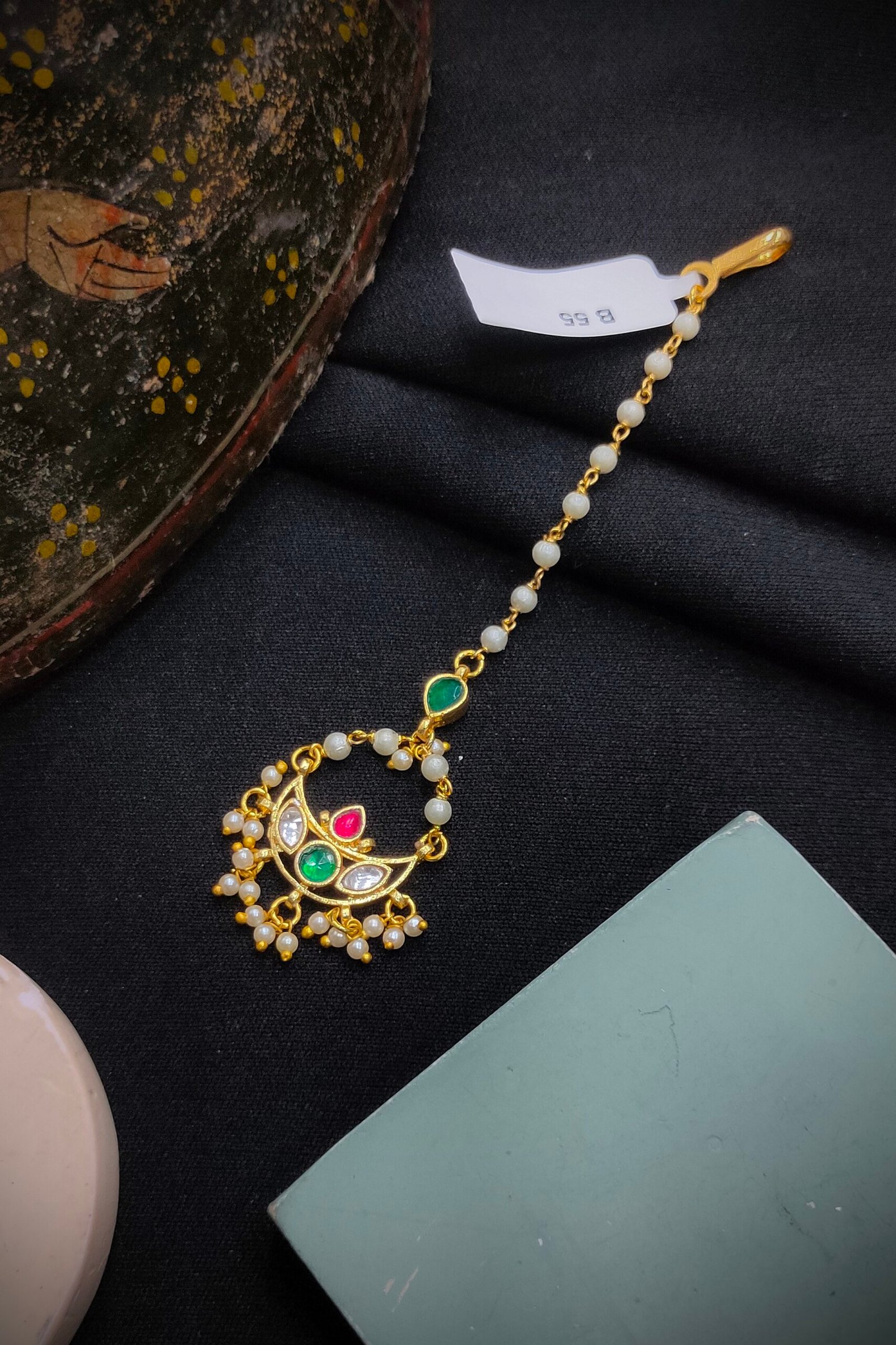 Pachi Kundan [Jadau Kundan] Mangtika / Tika