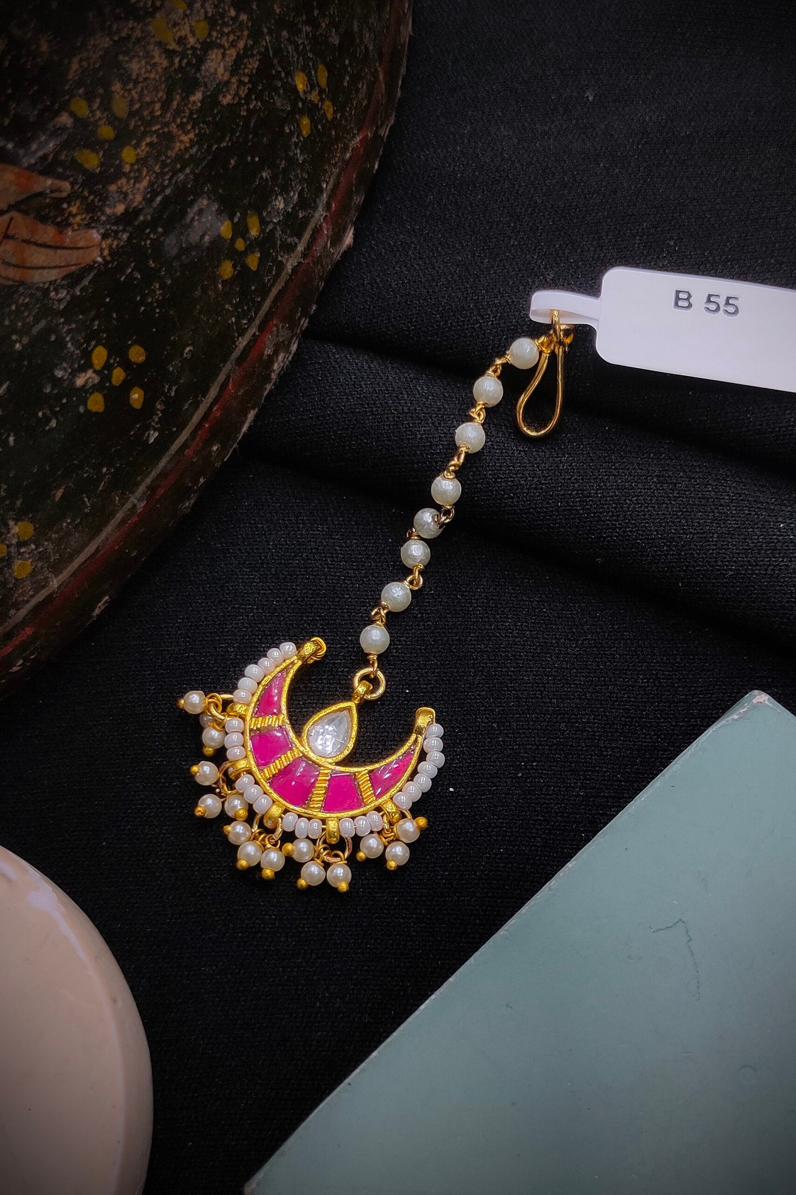 Pachi Kundan [Jadau Kundan] Mangtika / Tika