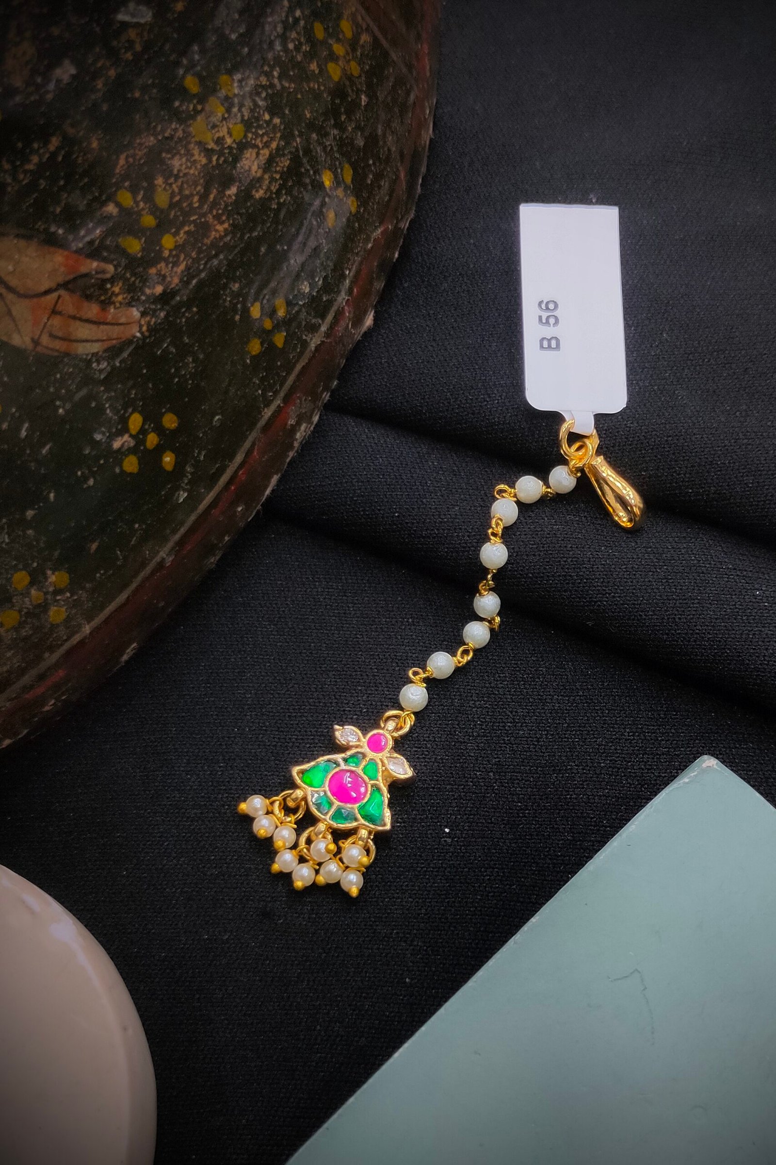 Pachi Kundan [Jadau Kundan] Mangtika / Tika