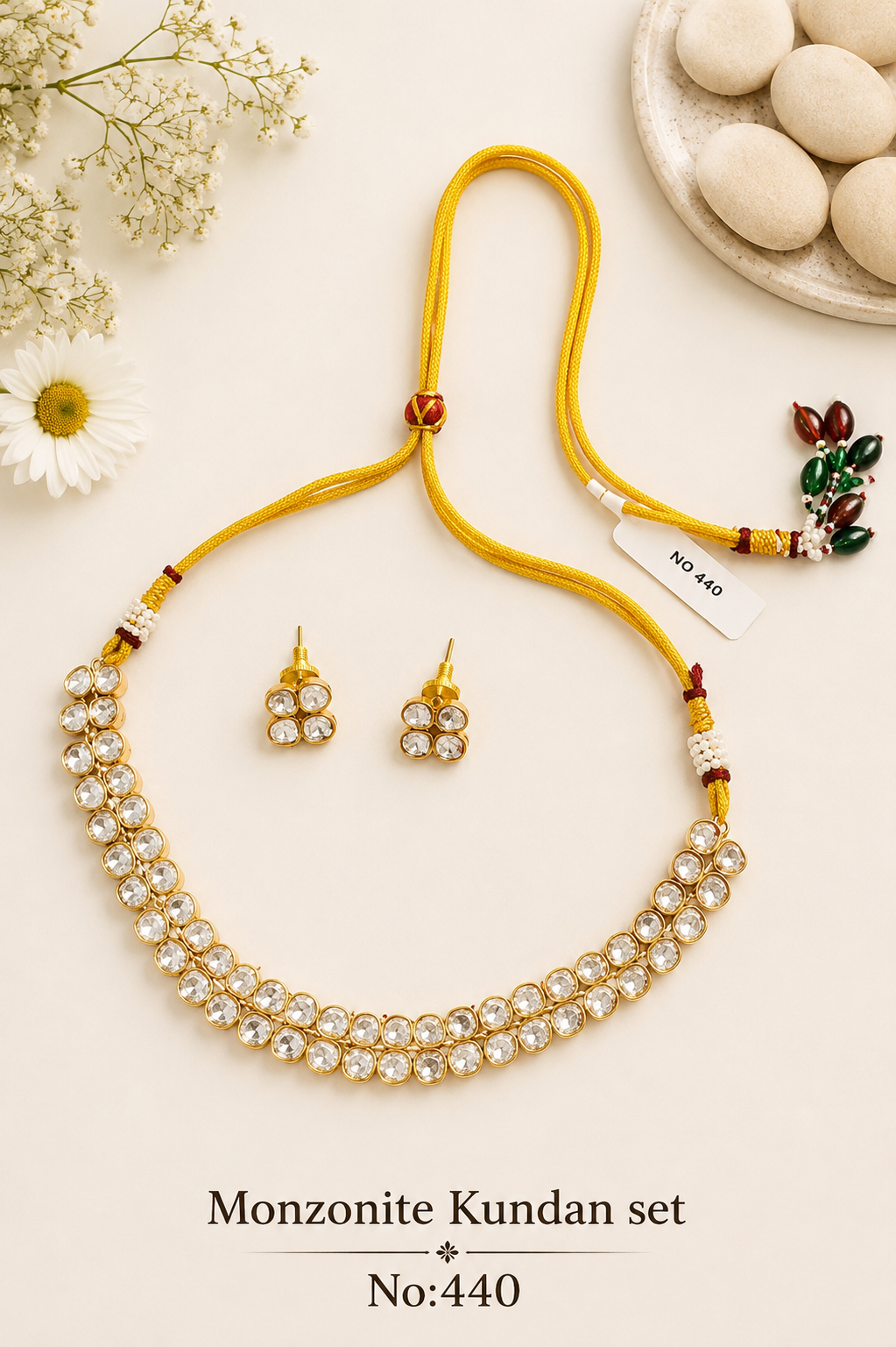 Monzonite Kundan sets