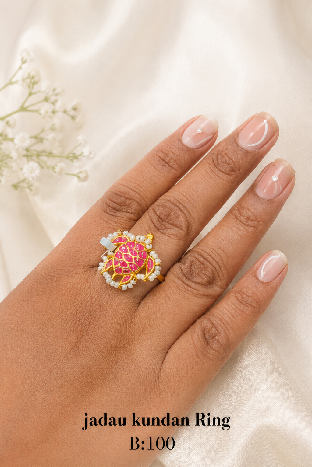 Pachi/Jadau Kundan Ring