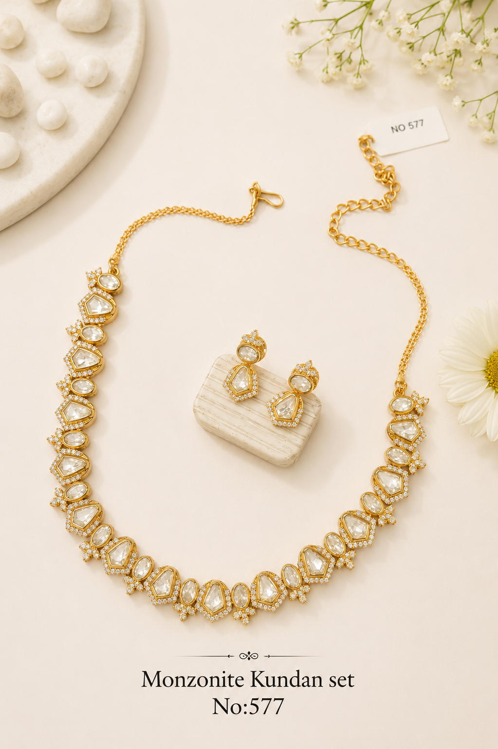 Monzonite Kundan sets