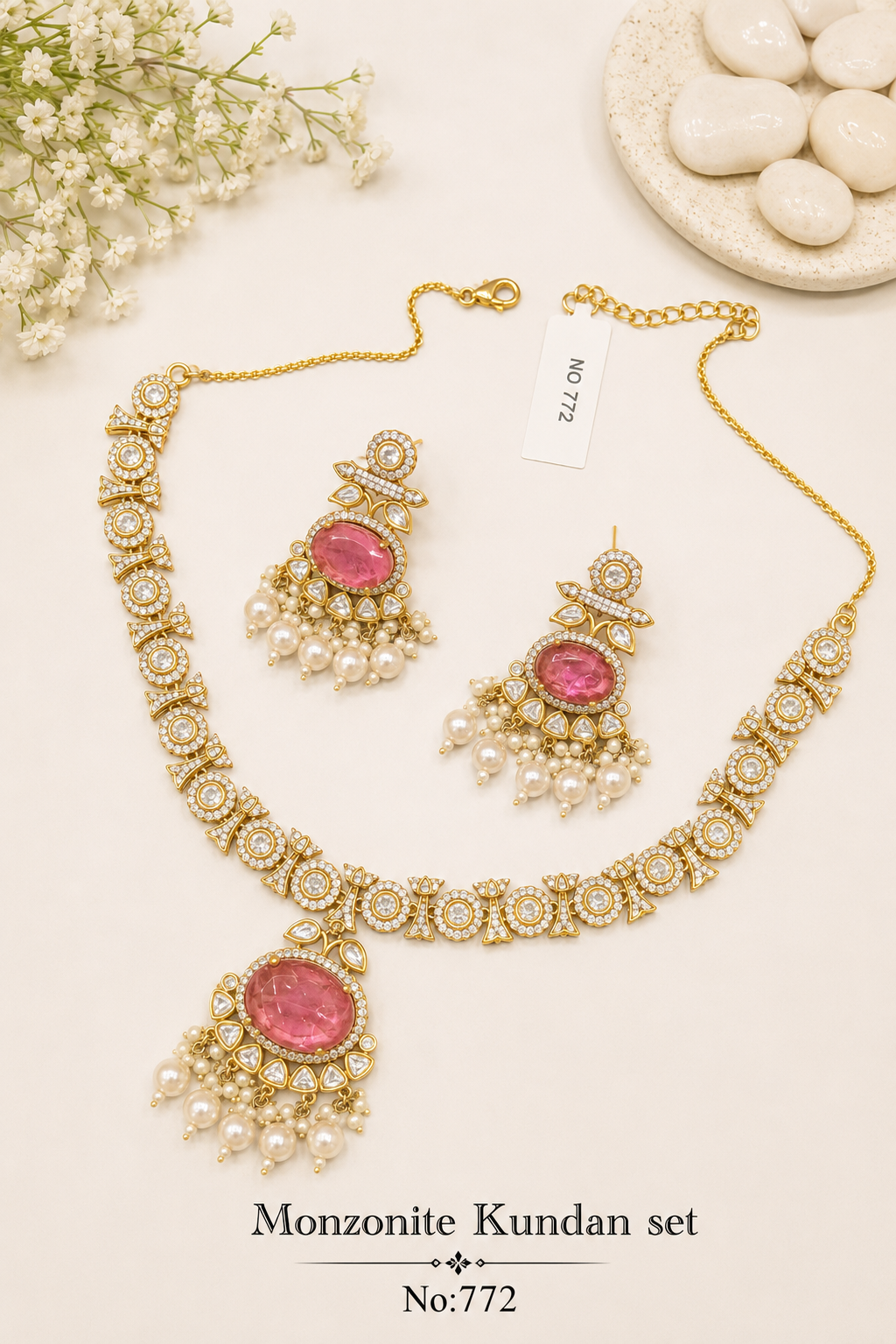 Monzonite Kundan sets