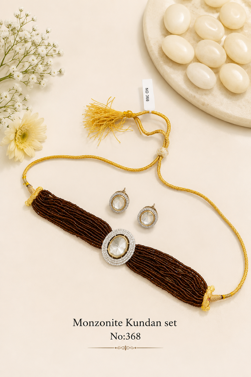 Monzonite Kundan Sets