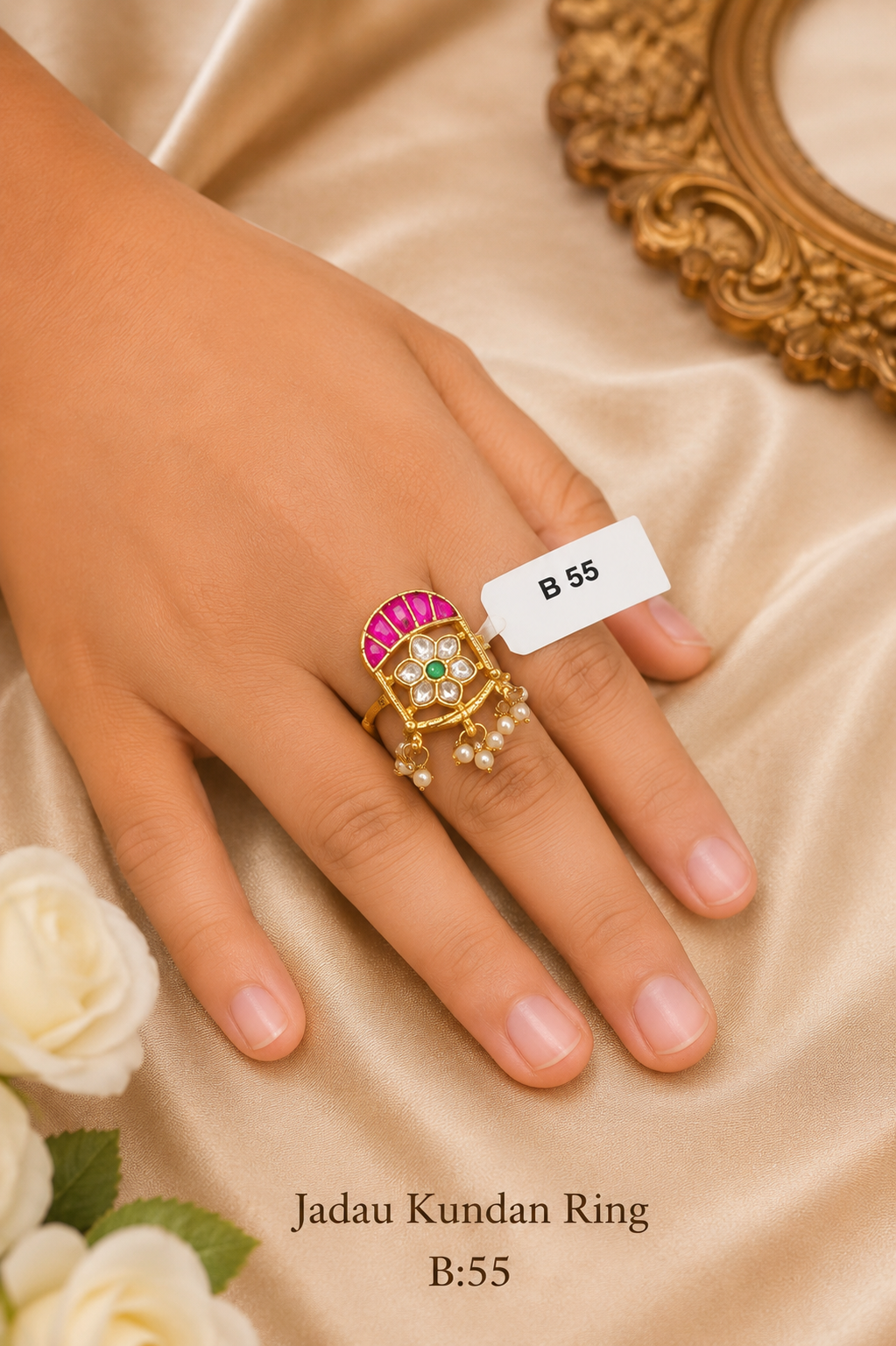 Pachi/Jadau Kundan Ring