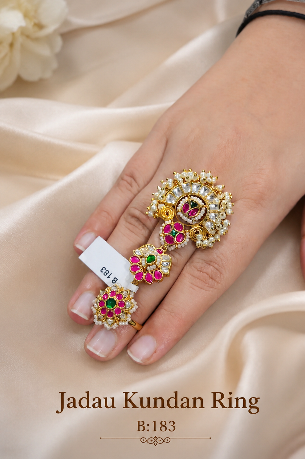 Pachi/Jadau Kundan Ring