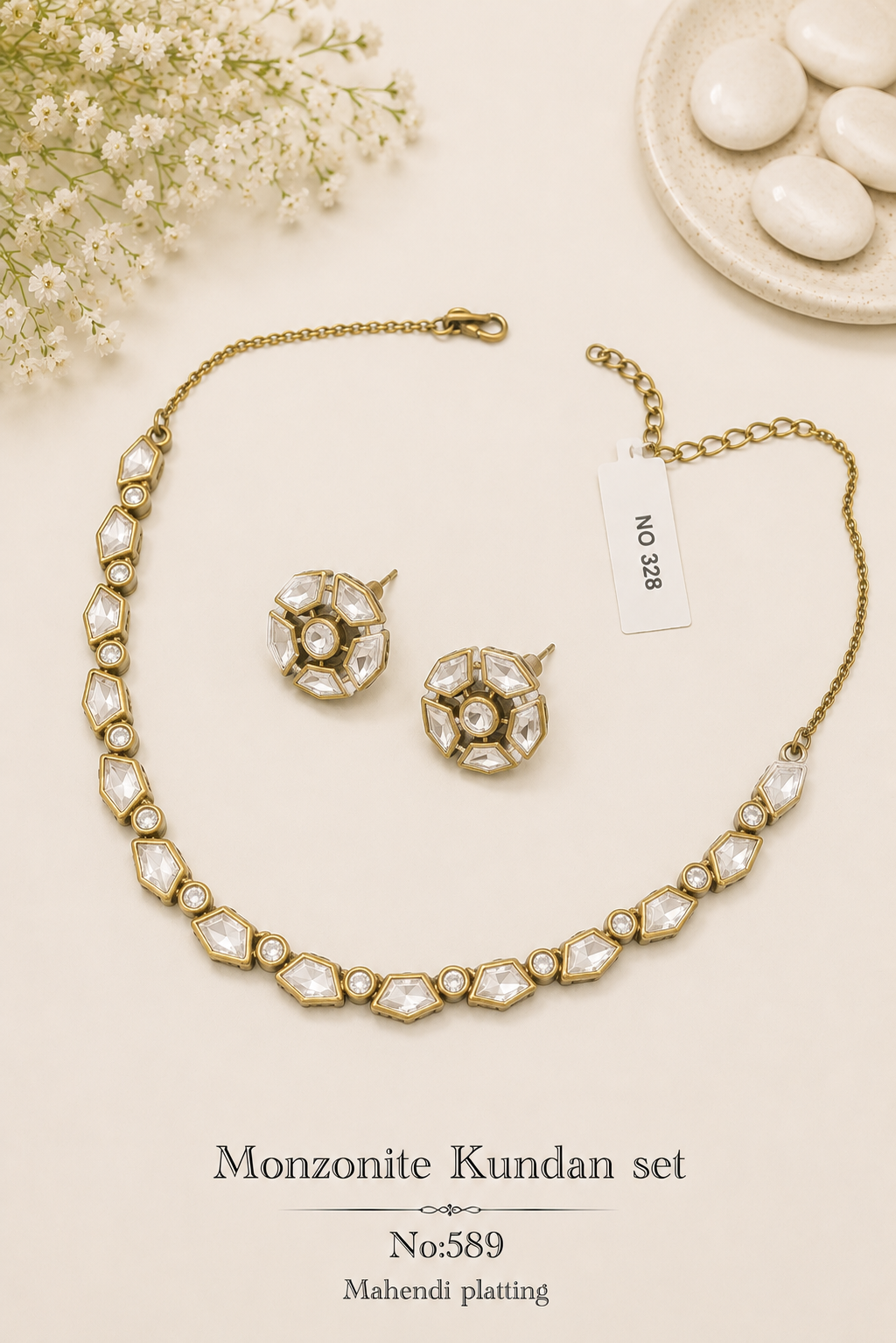 Monzonite Kundan sets