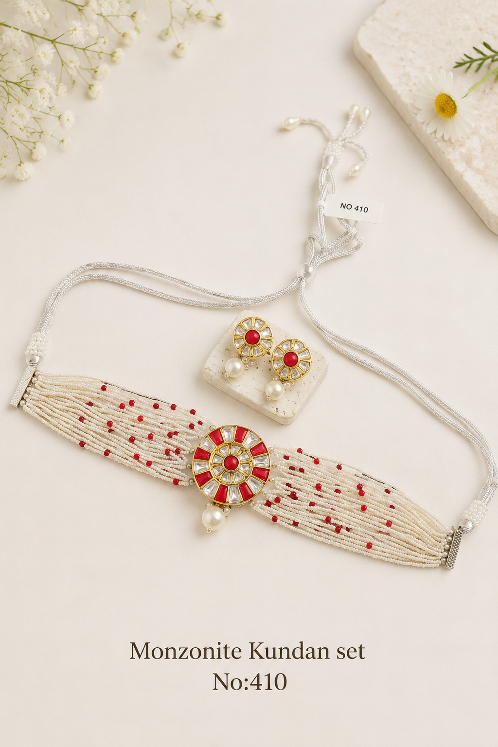 Monzonite Kundan Sets