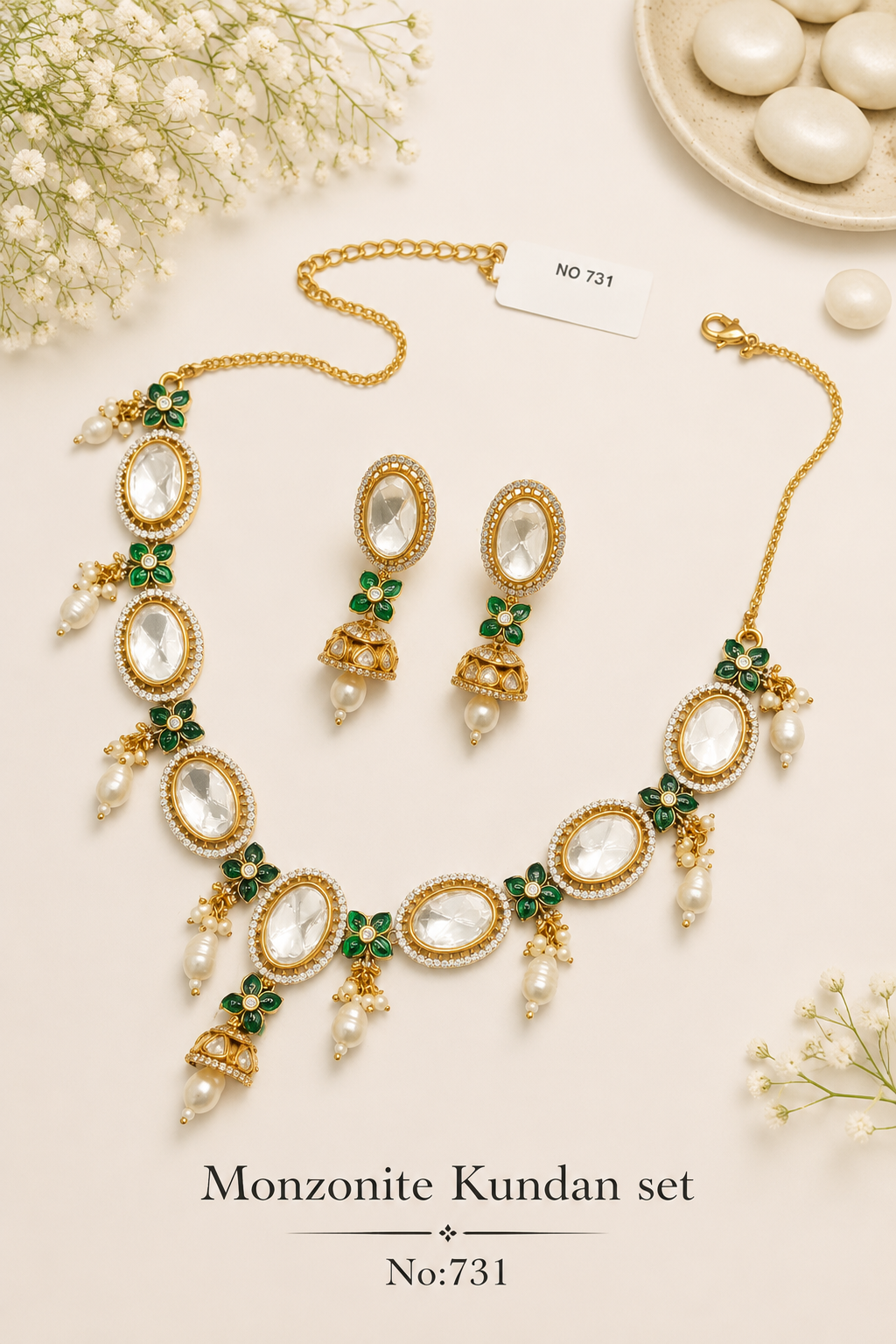 Monzonite Kundan sets