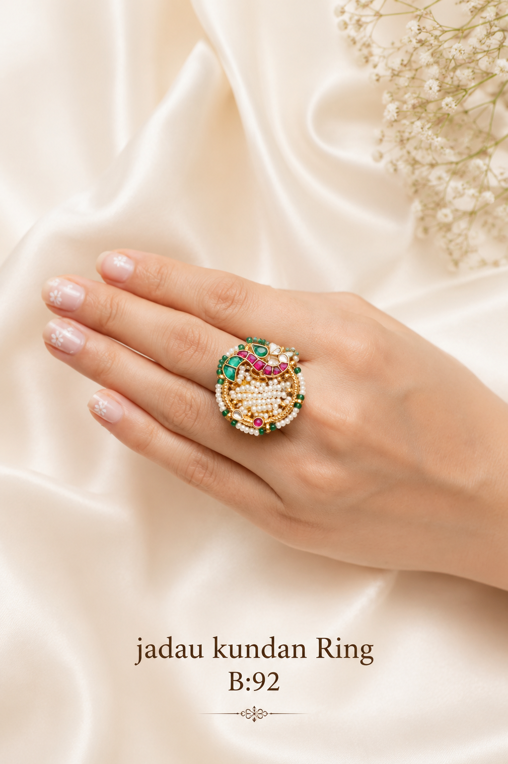 Pachi/Jadau Kundan Ring