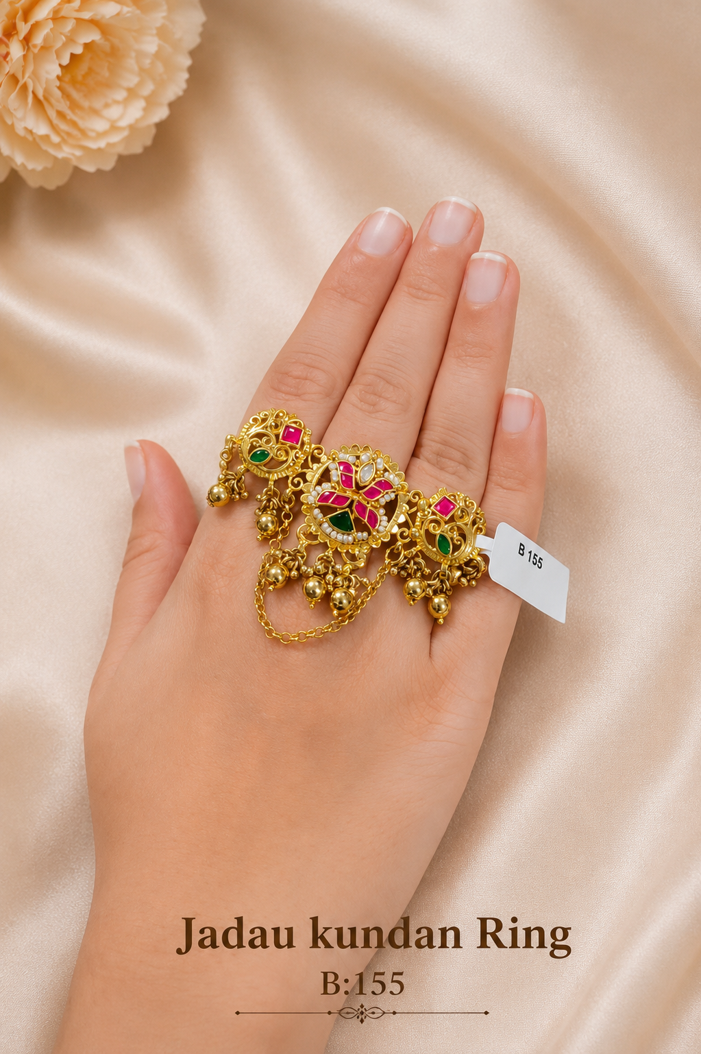Pachi/Jadau Kundan Ring