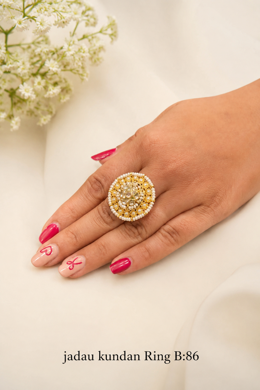 Pachi/Jadau Kundan Ring