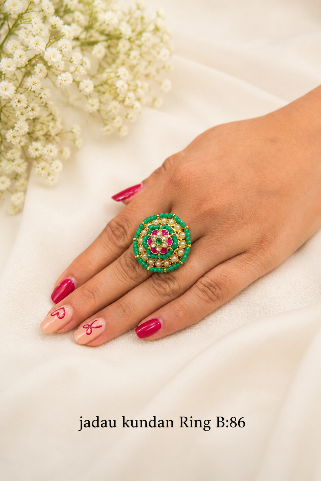 Pachi/Jadau Kundan Ring