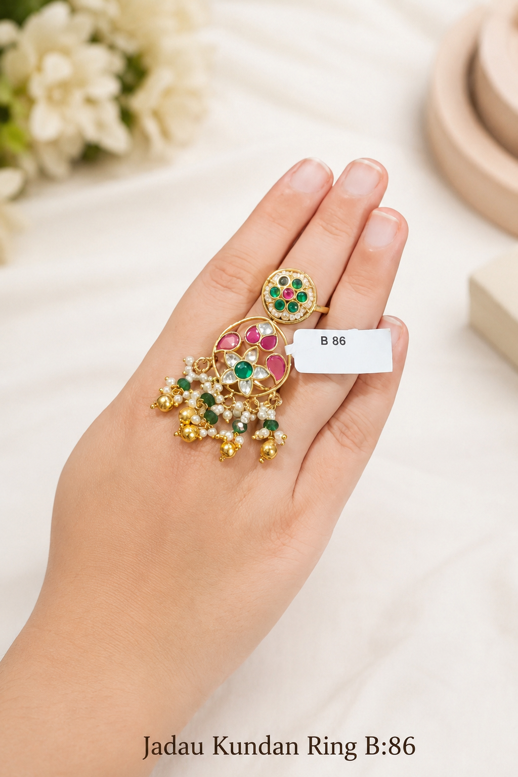 Pachi/Jadau Kundan Ring