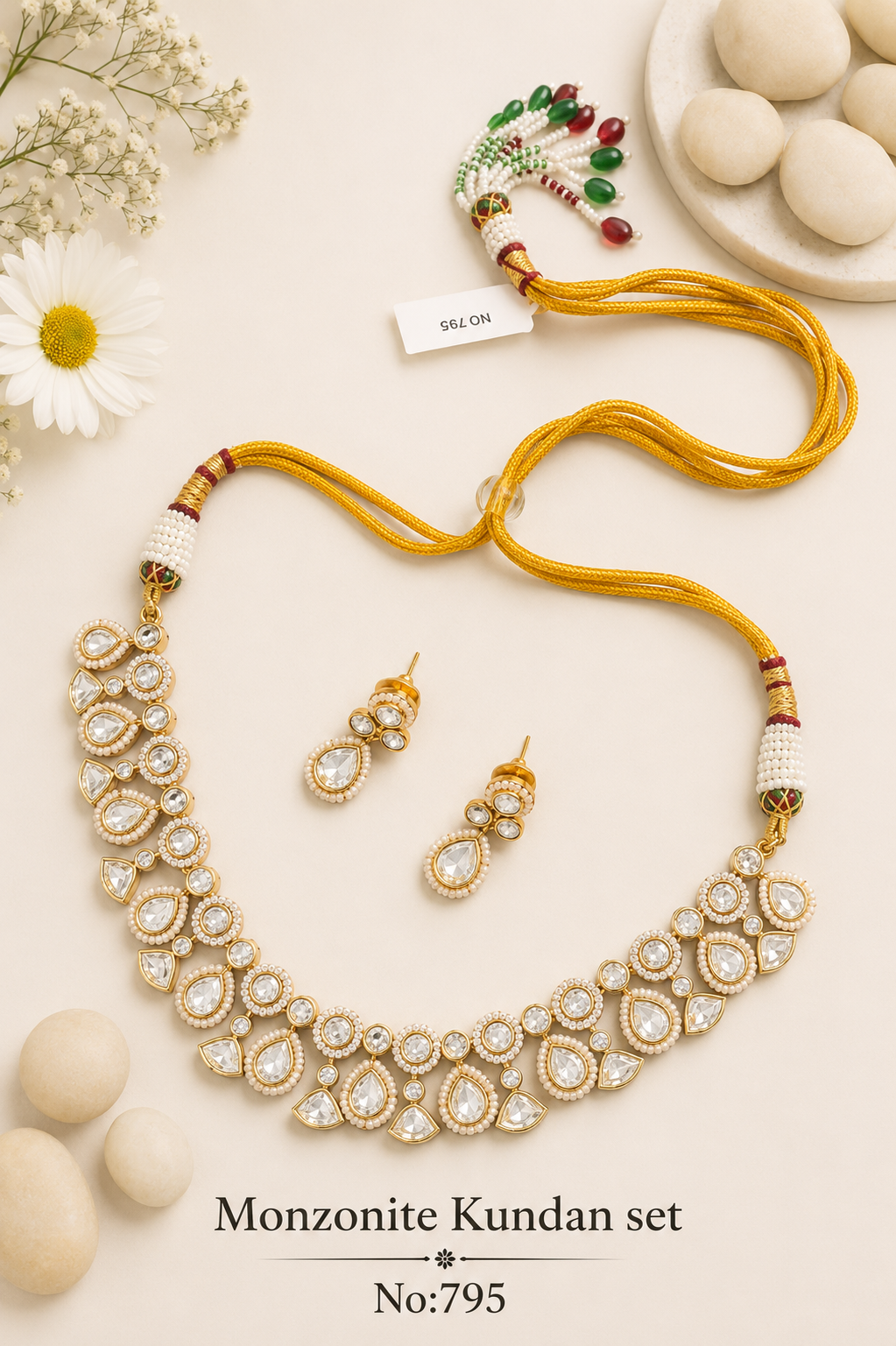 Monzonite Kundan sets