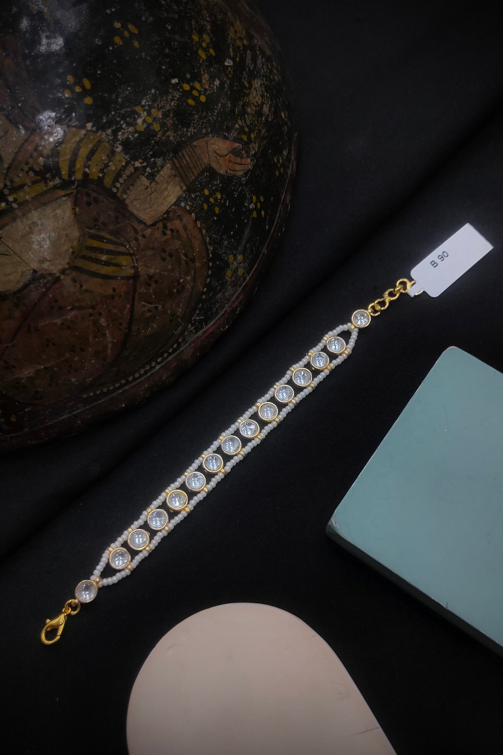 Pachi Kundan/Jadau Bracelet