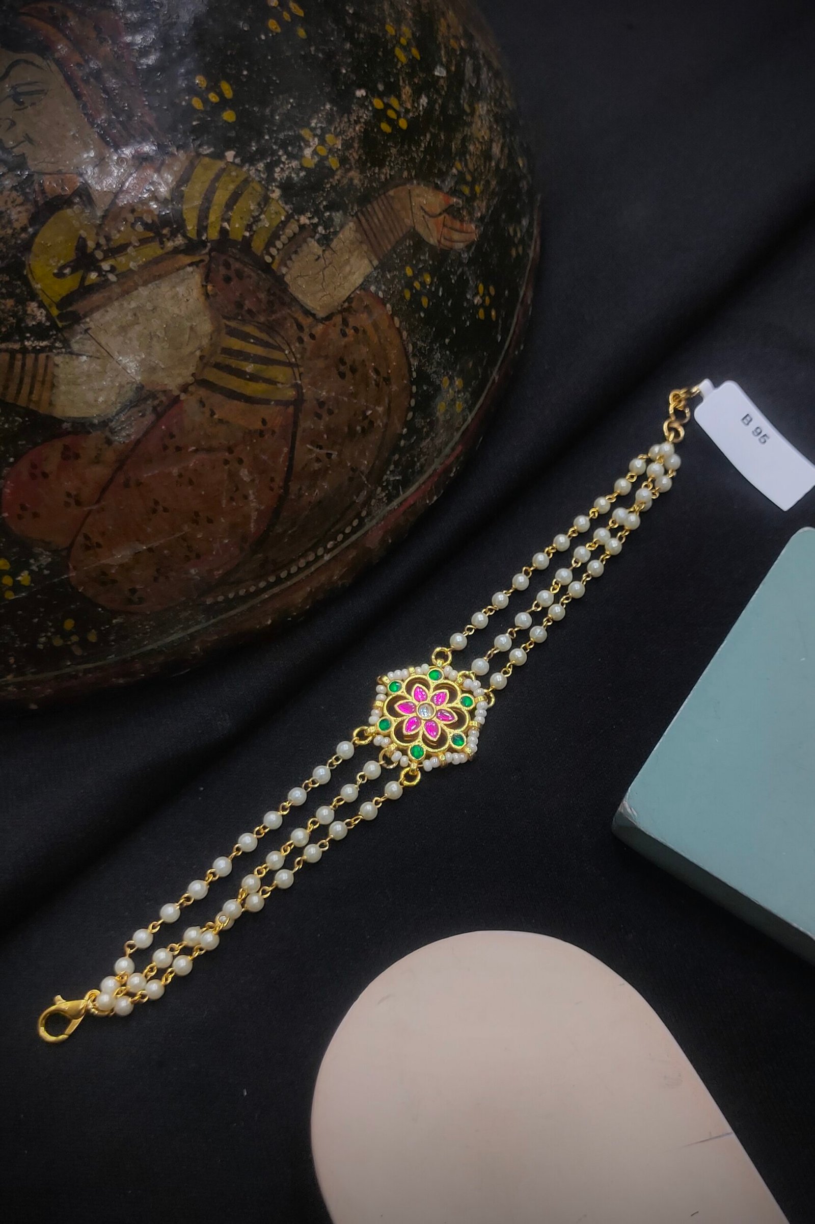 Pachi Kundan/Jadau Bracelet