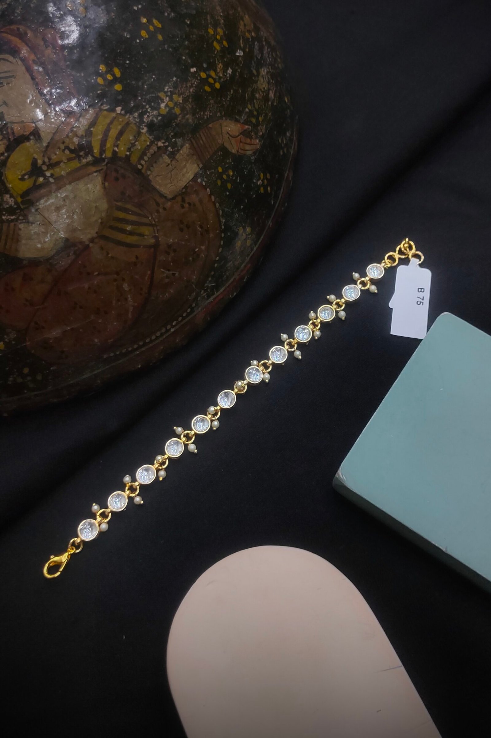 Pachi Kundan/Jadau Bracelet