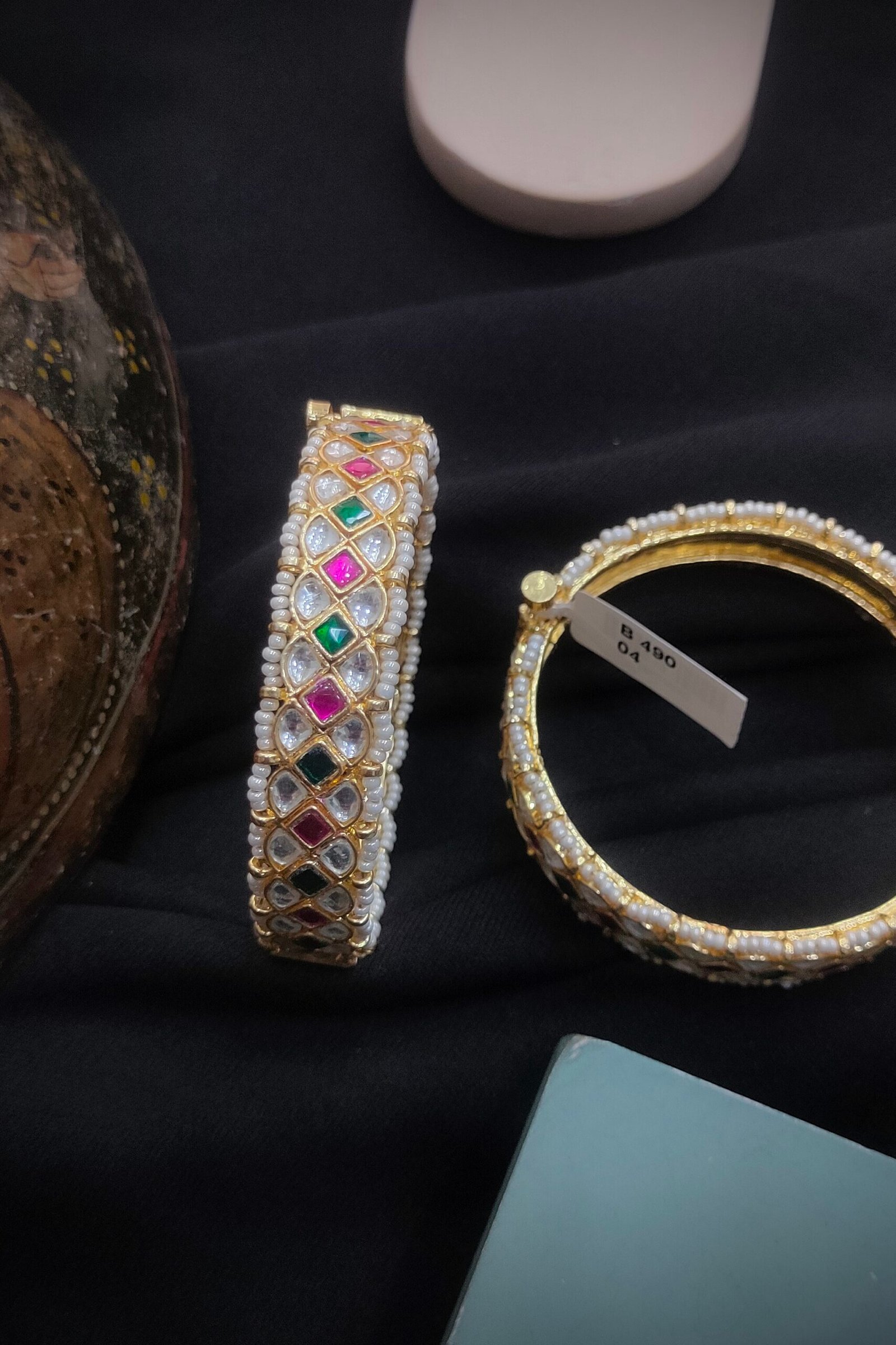 Pachi Kundan/Jadau Bangles