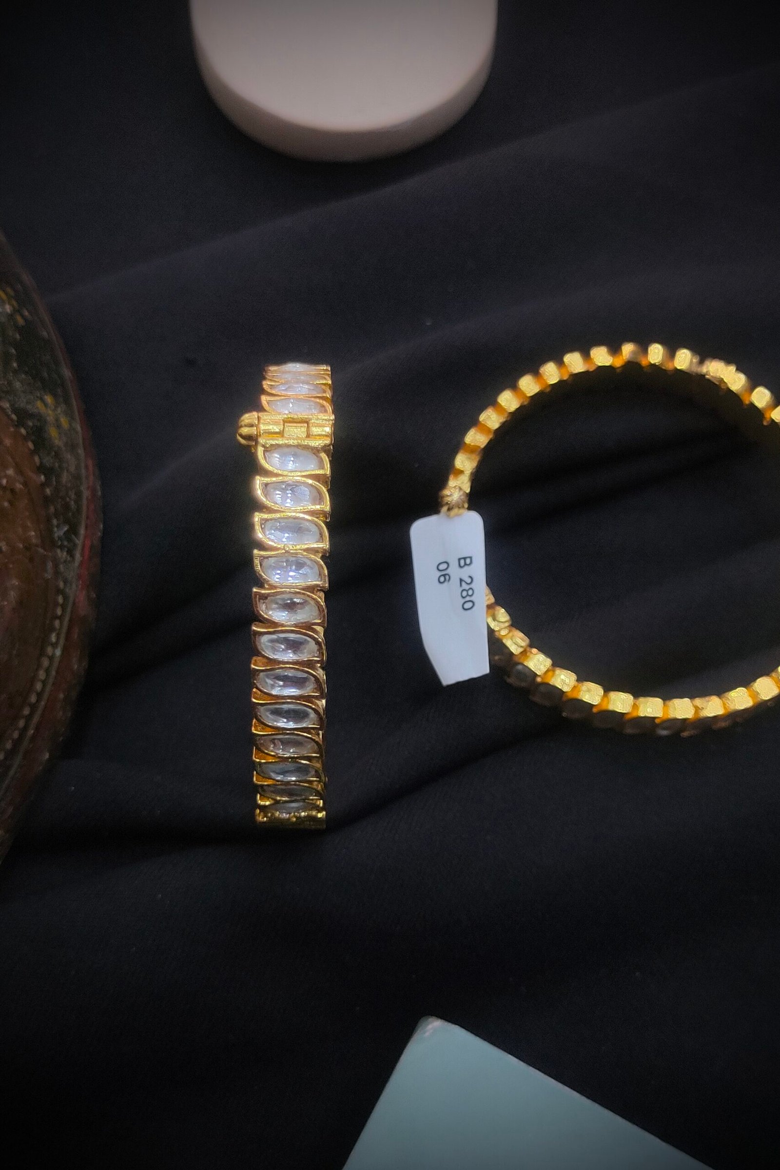 Pachi Kundan/Jadau Bangles