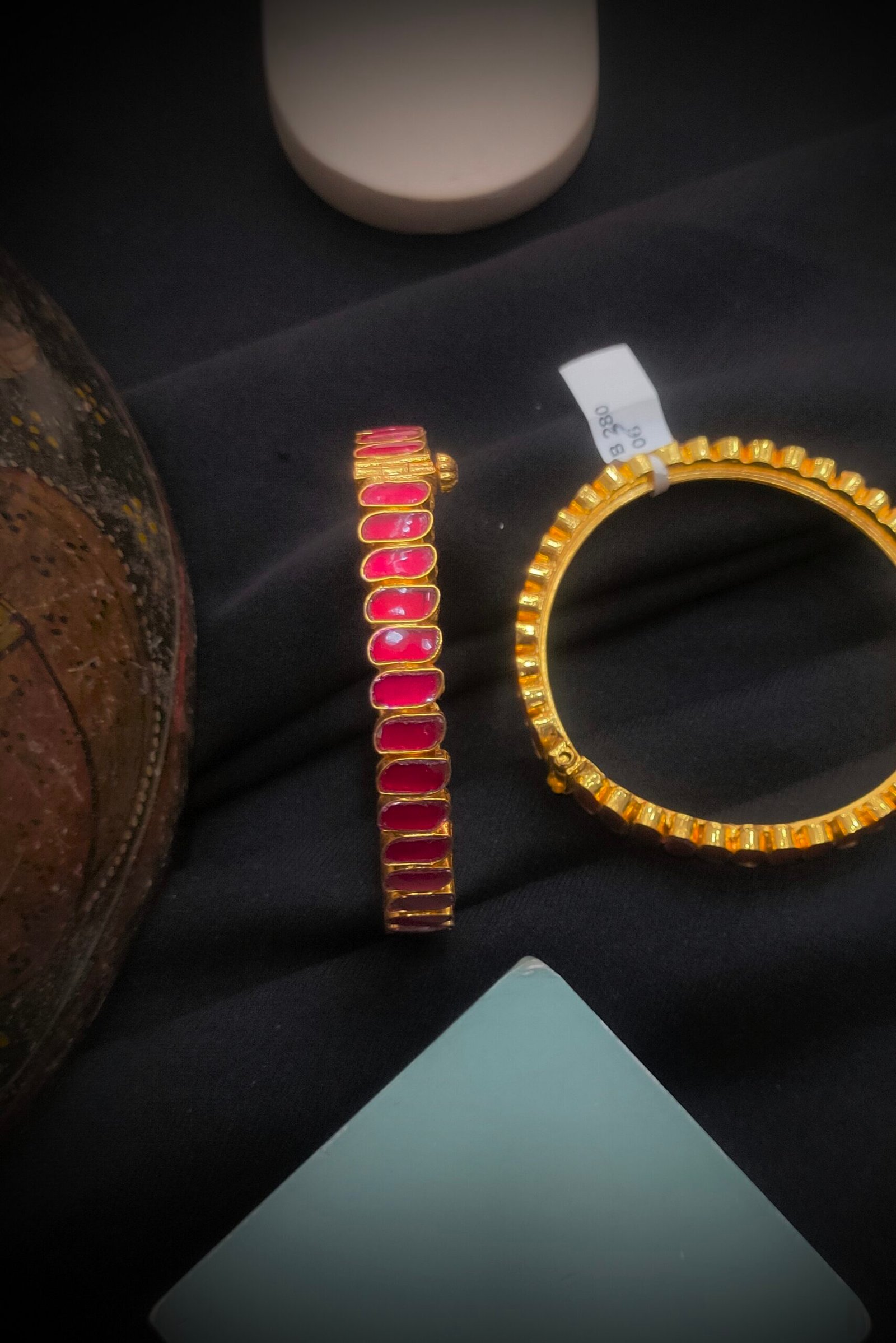Pachi Kundan/Jadau Bangles
