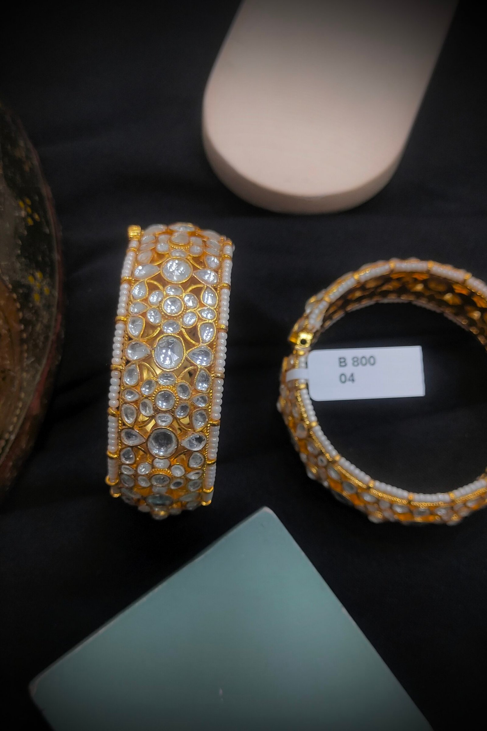 Pachi Kundan/Jadau Bangles