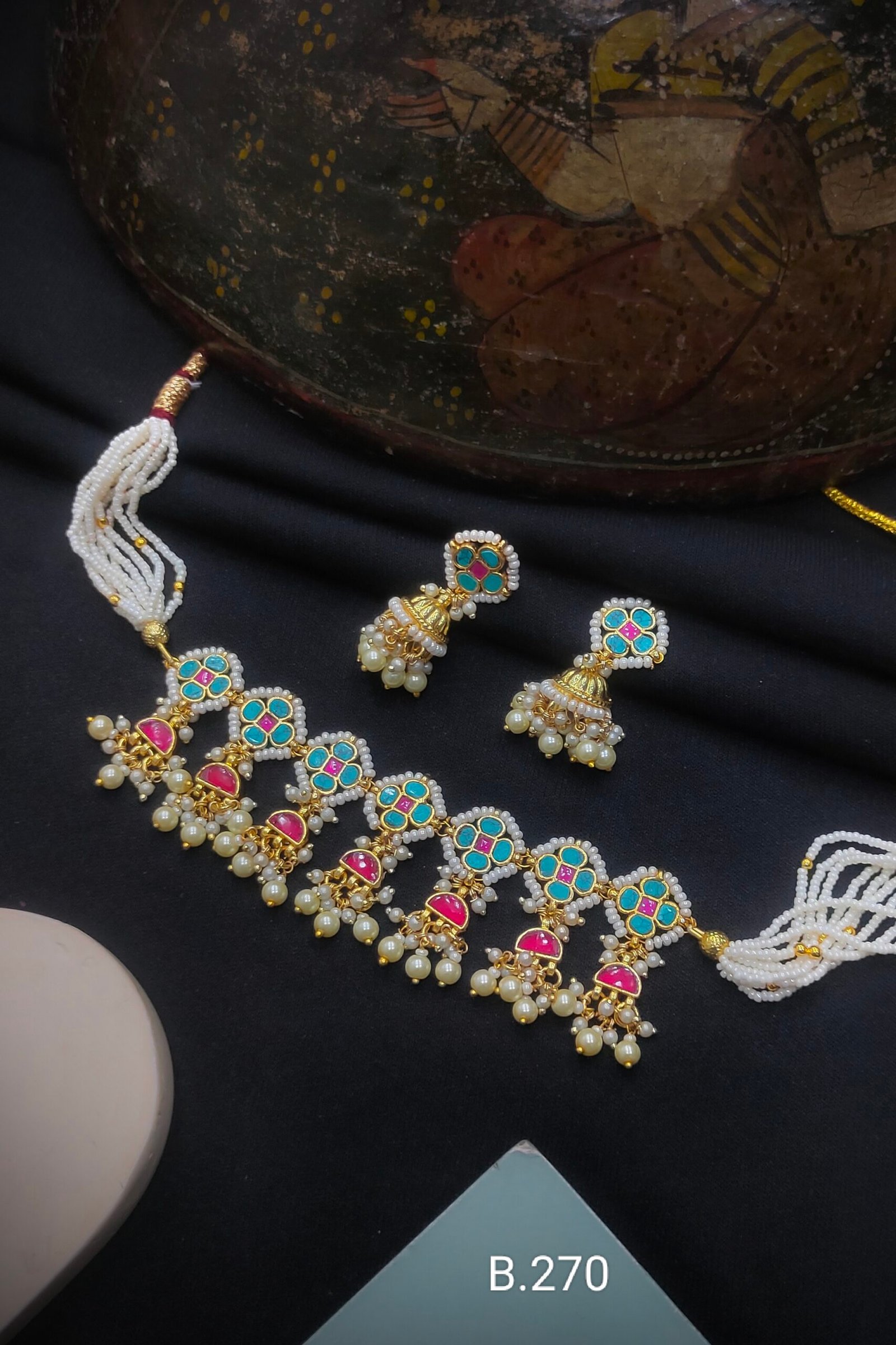 Pachi Kundan/ Jadau choker set
