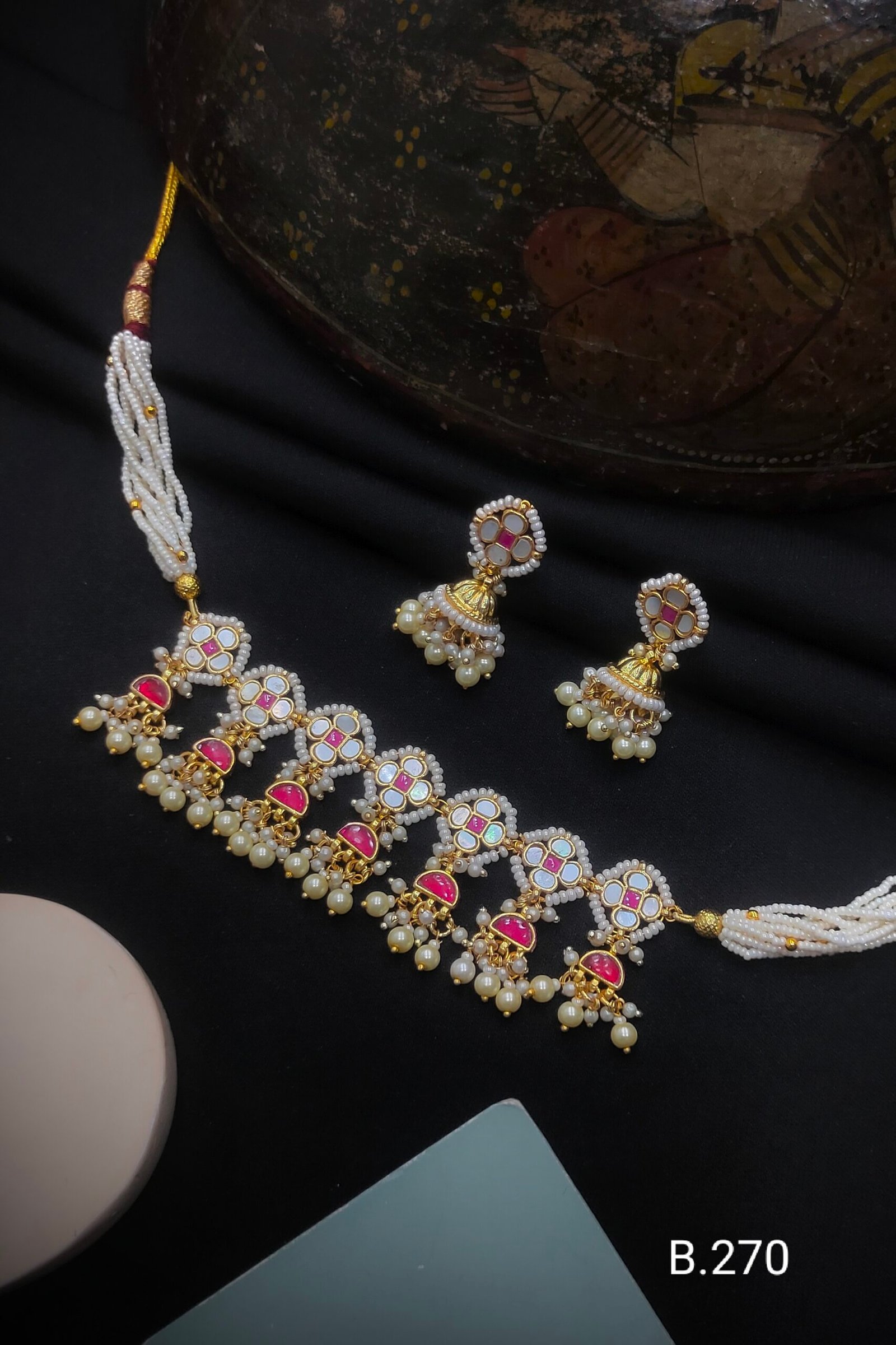 Pachi Kundan/ Jadau choker set