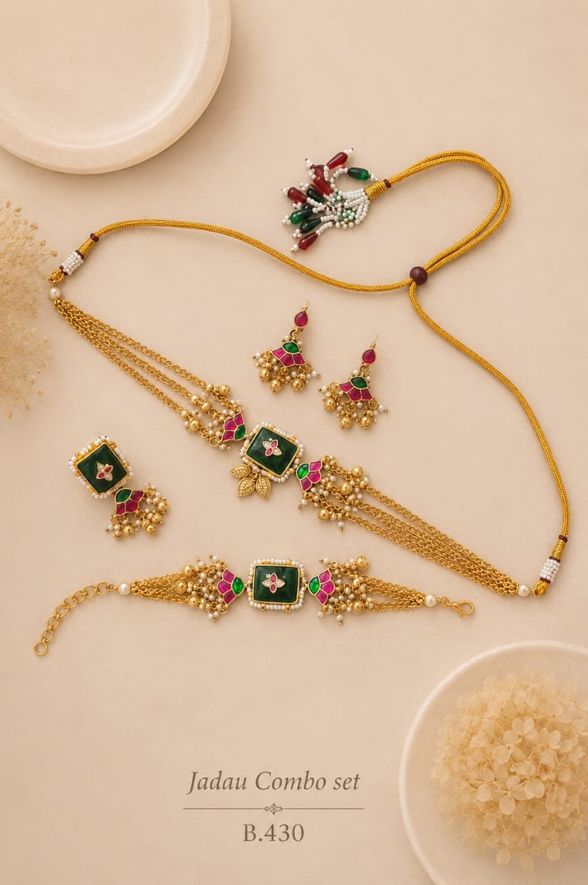 Pachi Kundan/ Jadau Choker sets (Combo)