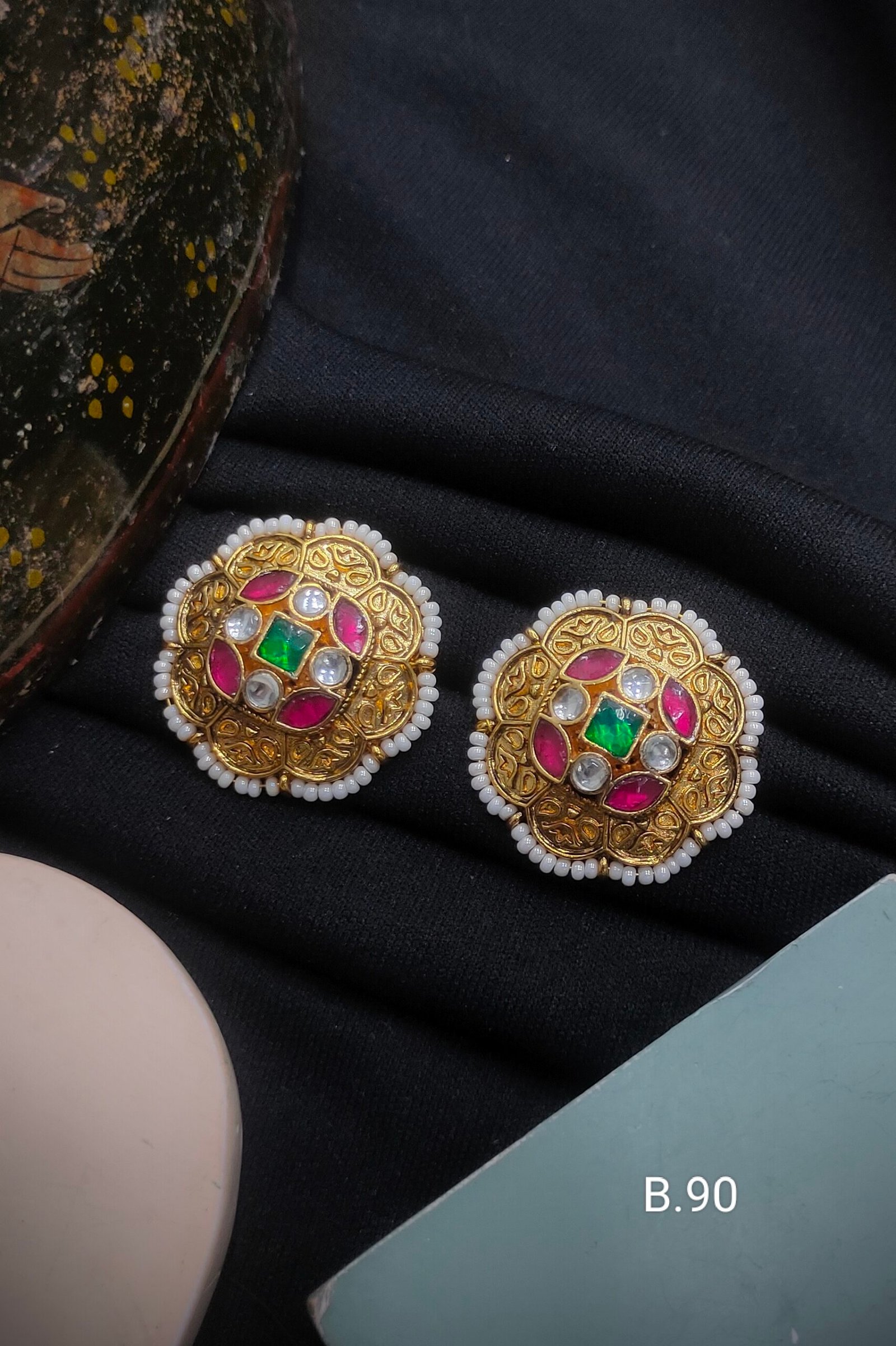 Pachi Kundan/ Jadau Tops