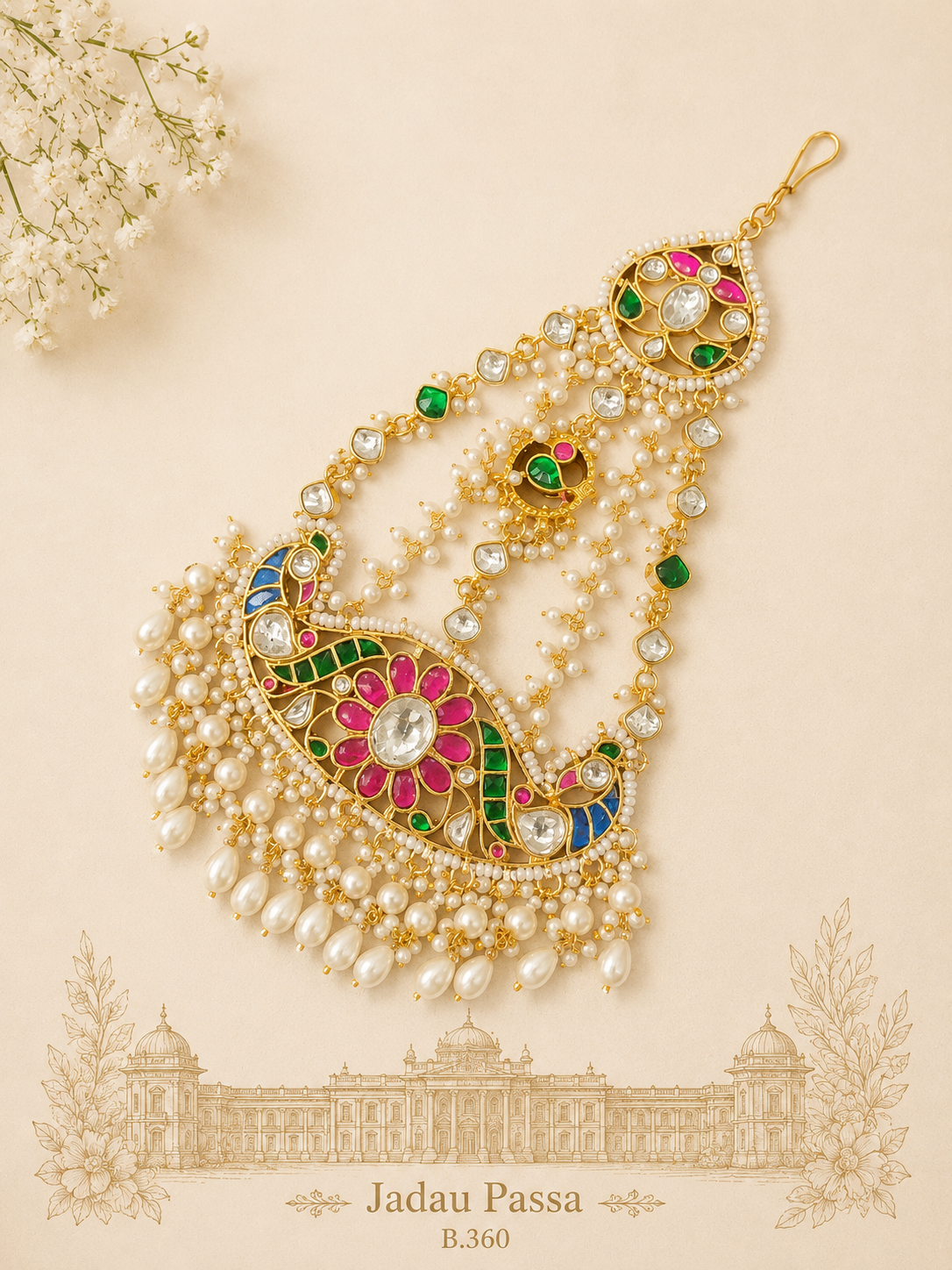 Pachi/Jadau Kundan Pasa