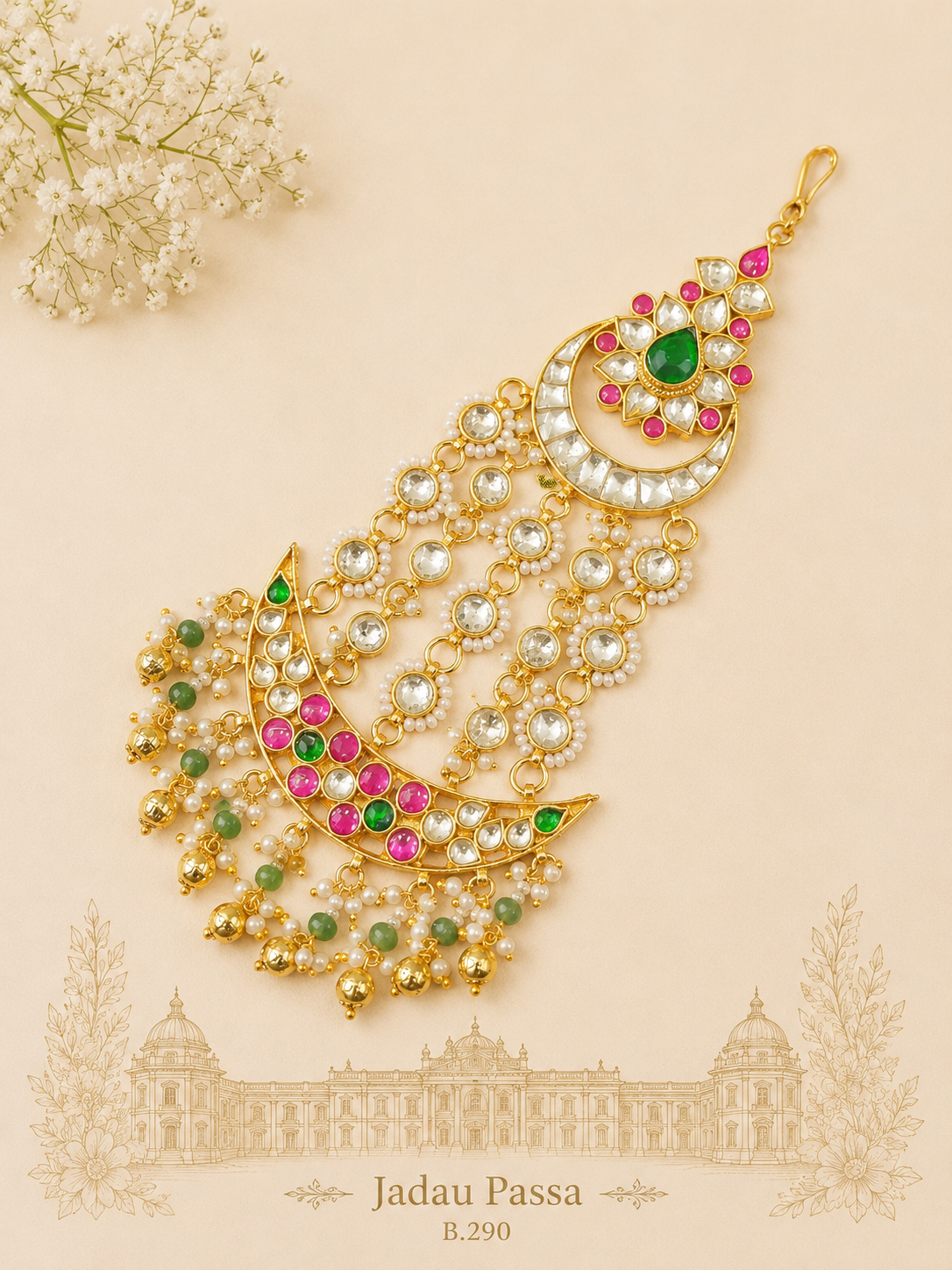 Pachi/Jadau Kundan Pasa
