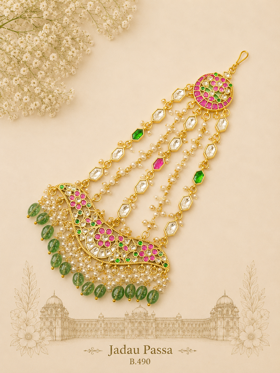 Pachi/Jadau Kundan Pasa