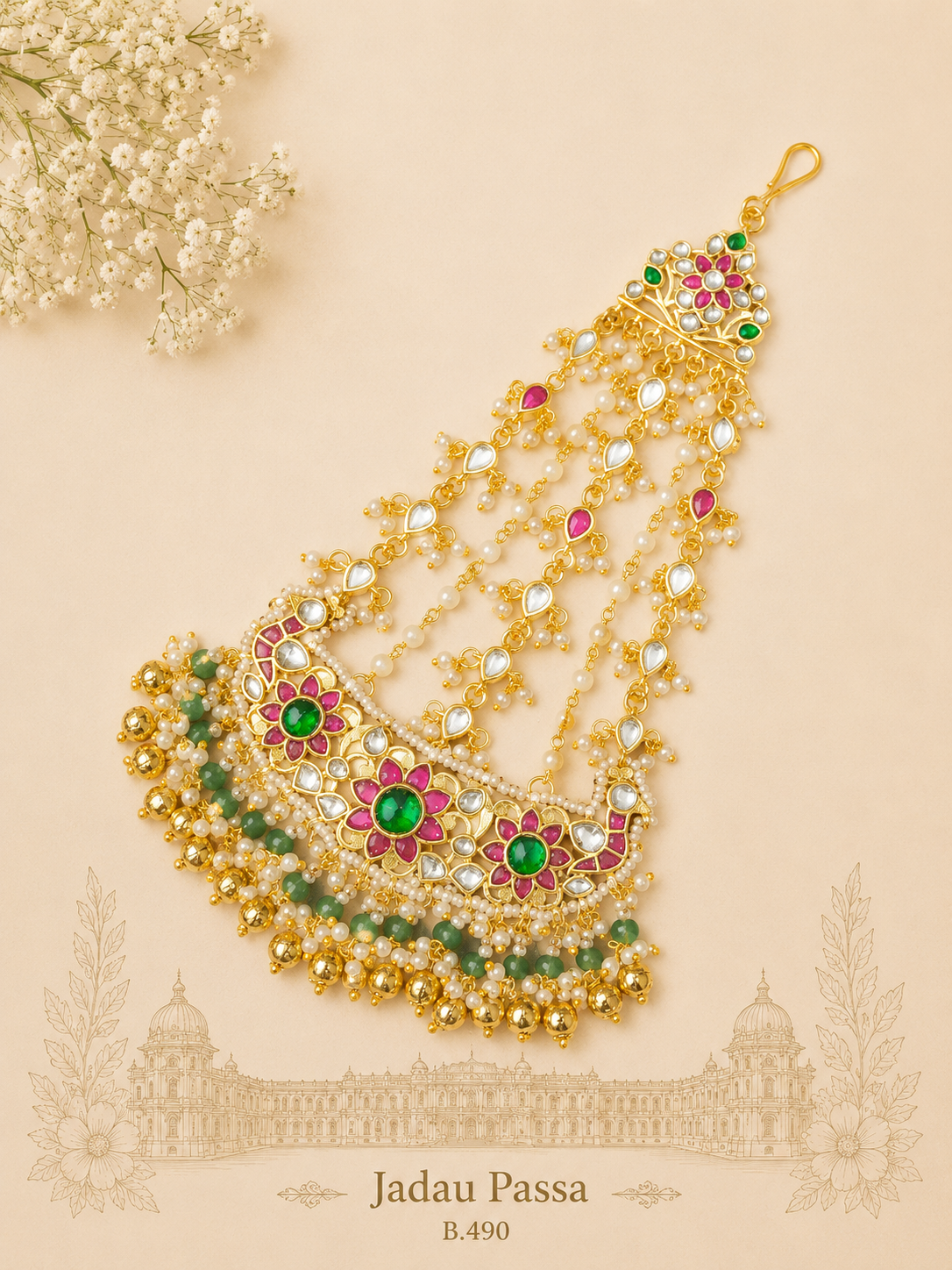 Pachi/Jadau Kundan Pasa