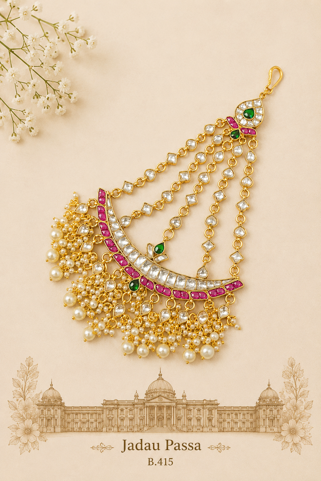Pachi/Jadau Kundan Pasa
