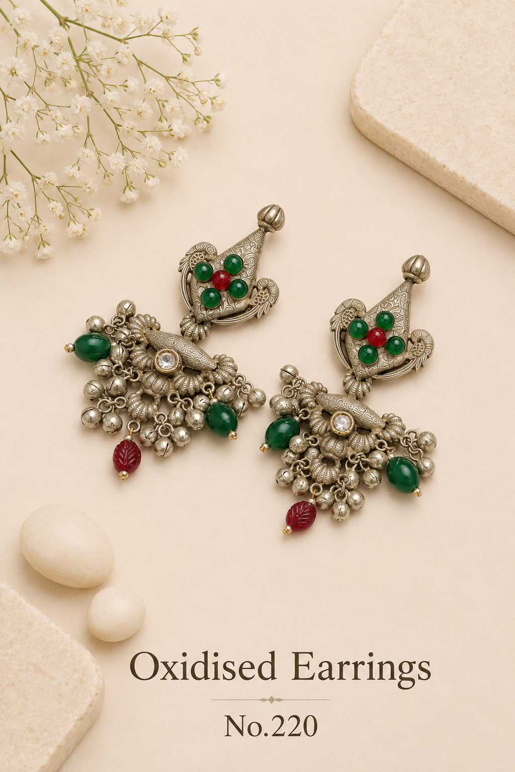 Oxidised Earrings