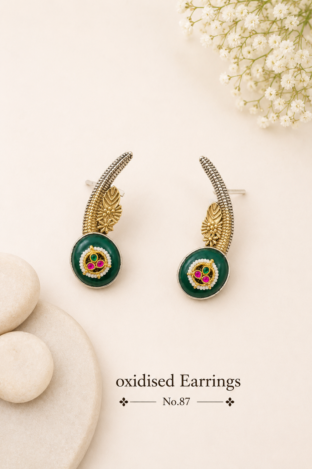 Oxidised Earrings (Earcuffs)