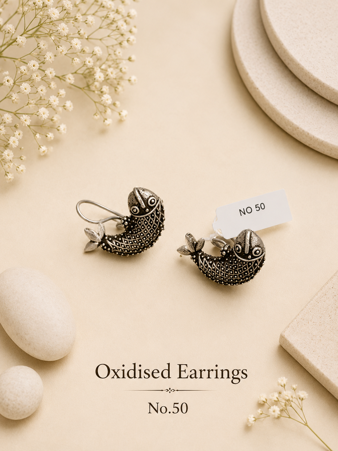 Oxidised Earrings